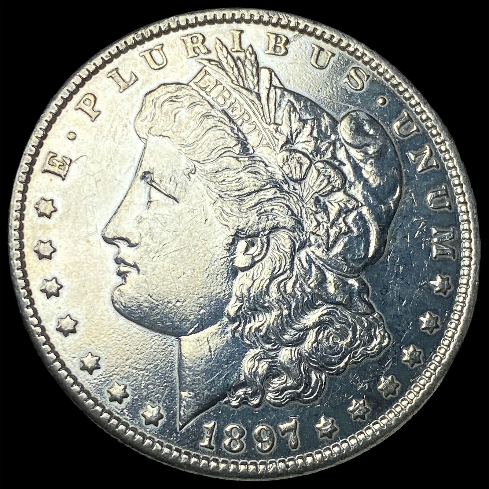 1897 Morgan Silver Dollar LIGHTLY CIRCULATED: 1897 Morgan Silver Dollar LIGHTLY CIRCULATED
