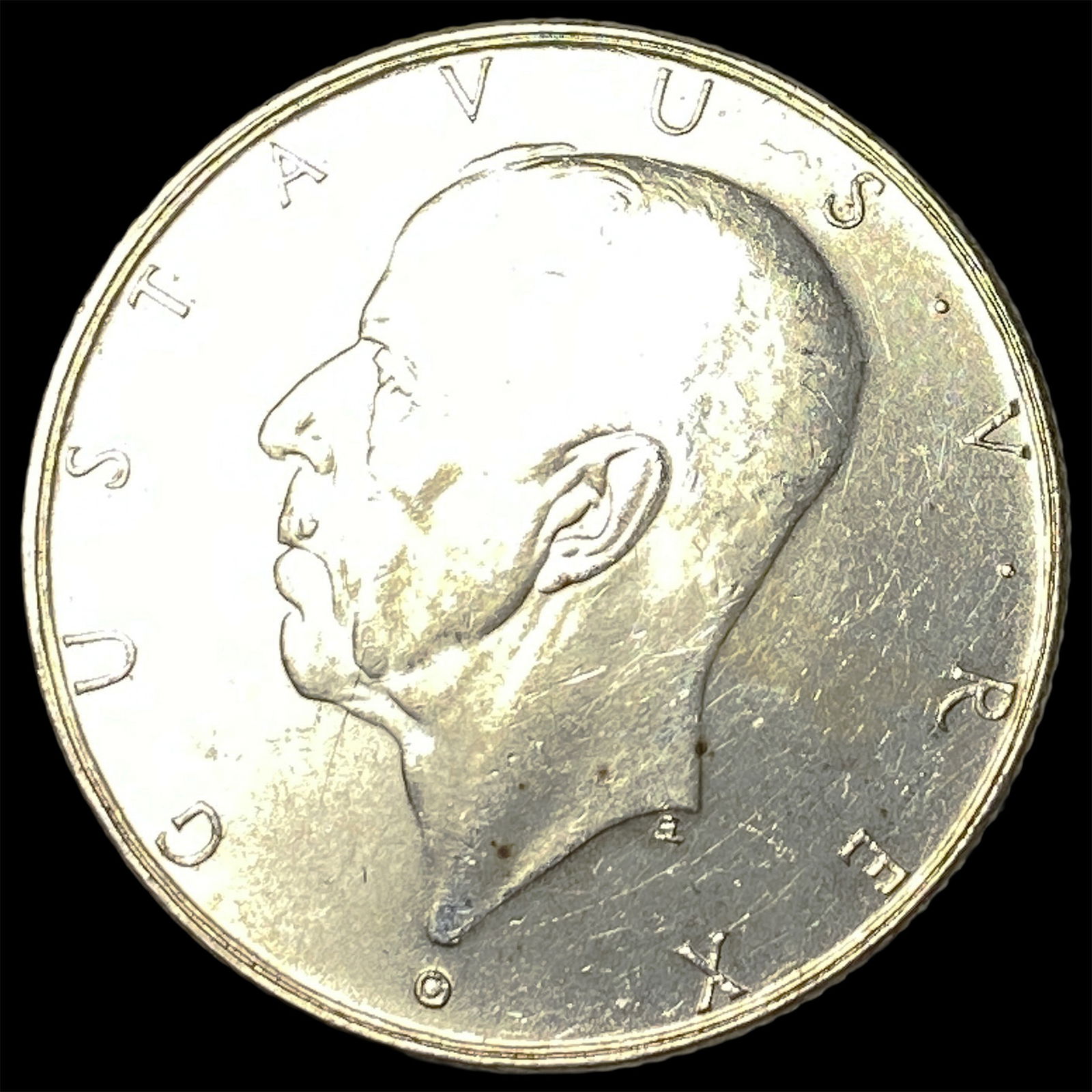 1938 Sweden Silver 2 Kronor UNCIRCULATED: 1938 Sweden Silver 2 Kronor UNCIRCULATED