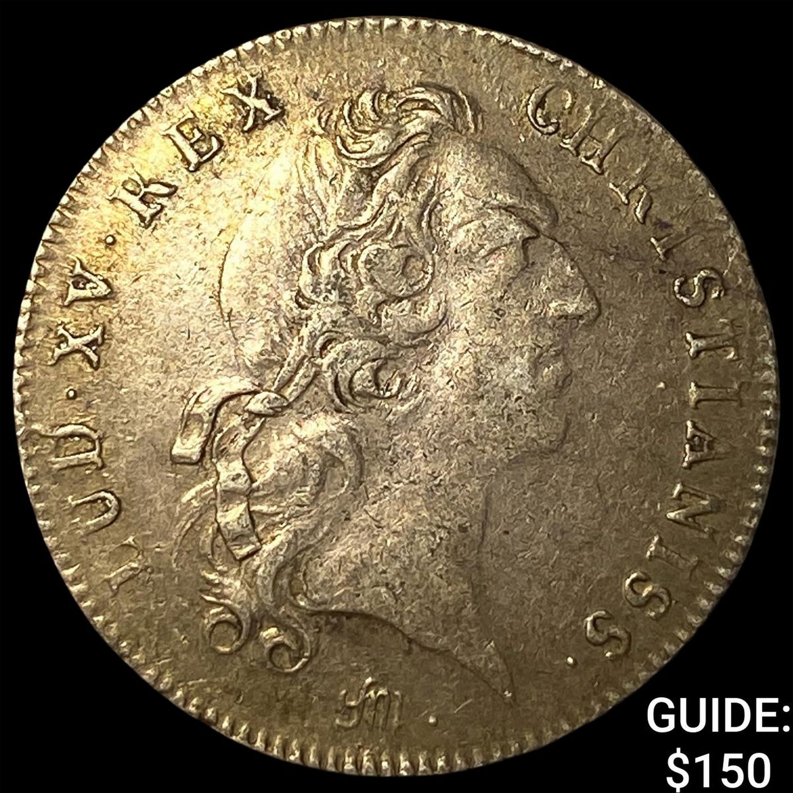 France Louis XV 1715-1774 Silver Jeton NEARLY UNCIRCULATED: France Louis XV 1715-1774 Silver Jeton NEARLY UNCIRCULATED