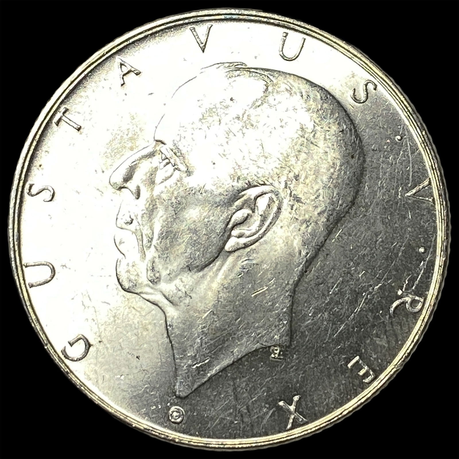 1938 Sweden Silver 2 Kronor UNCIRCULATED: 1938 Sweden Silver 2 Kronor UNCIRCULATED