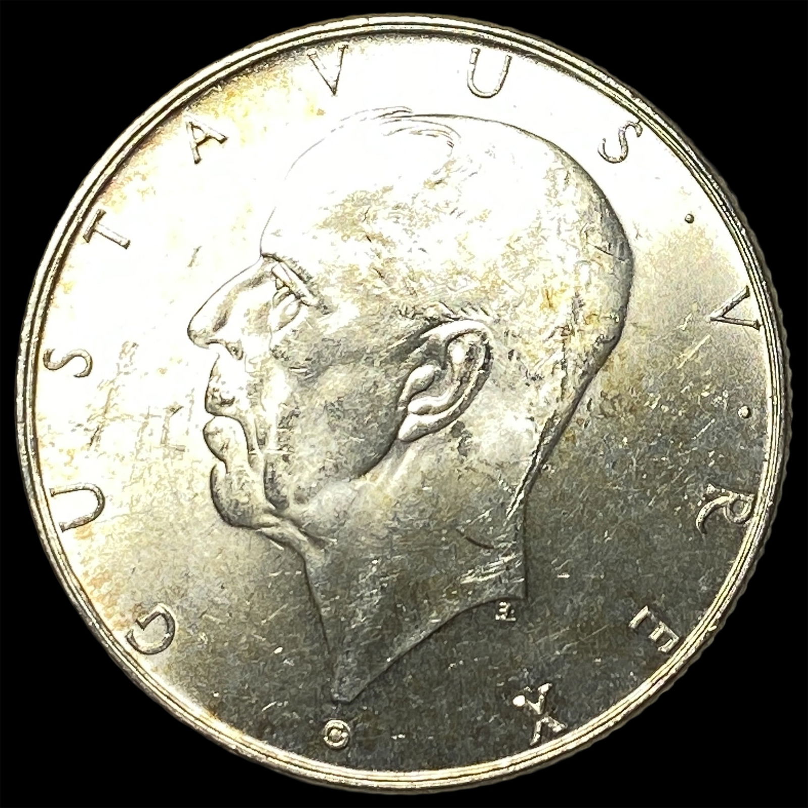 1938 Sweden Silver 2 Kronor UNCIRCULATED: 1938 Sweden Silver 2 Kronor UNCIRCULATED