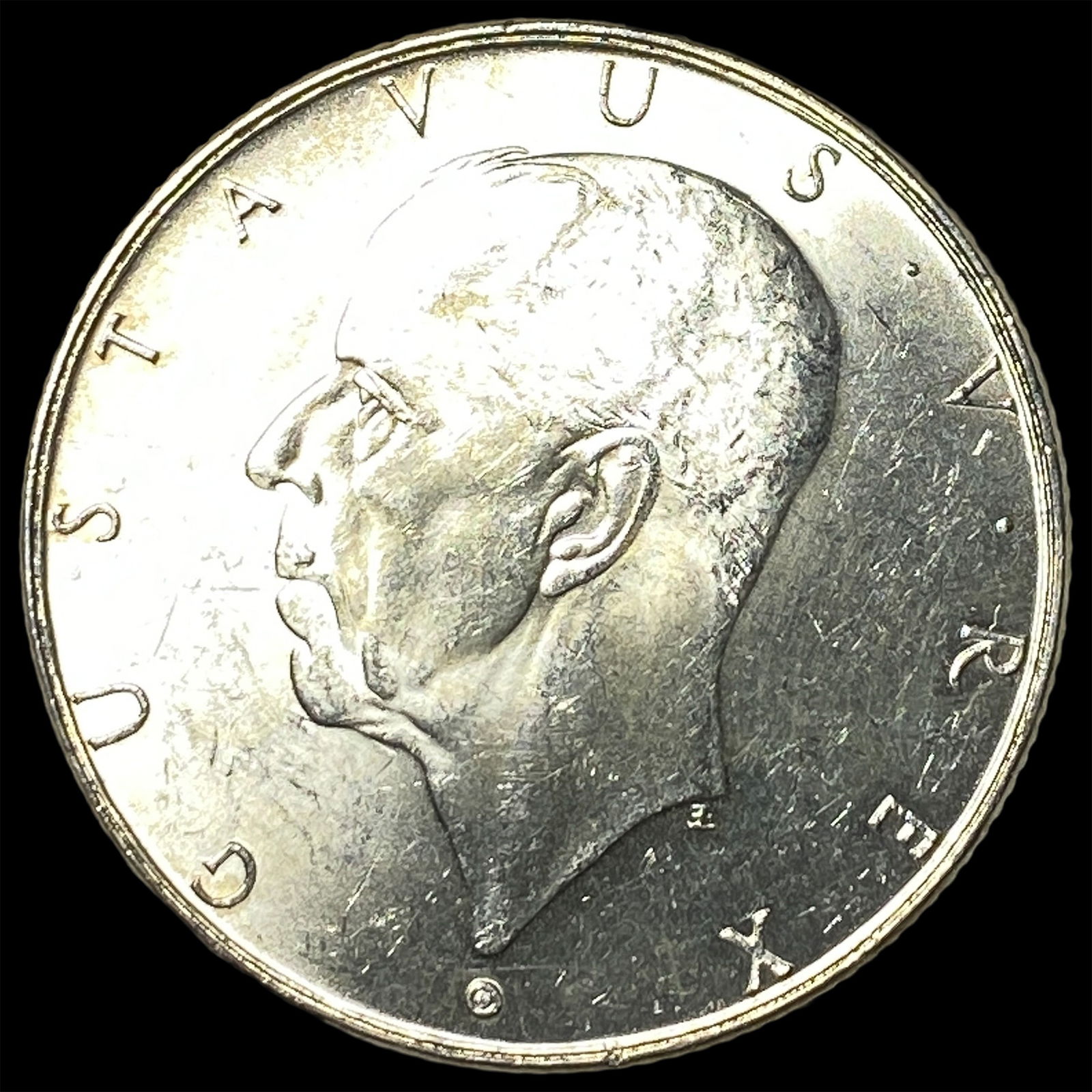 1938 Sweden Silver 2 Kronor UNCIRCULATED: 1938 Sweden Silver 2 Kronor UNCIRCULATED