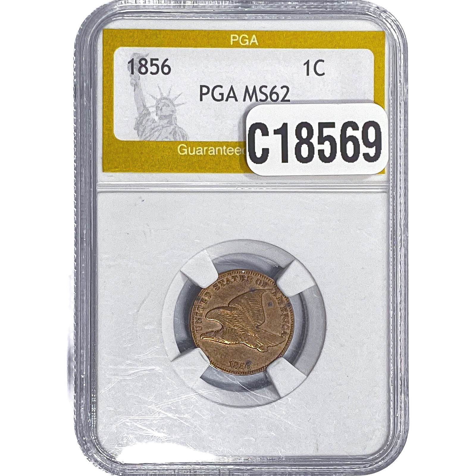 1856 Flying Eagle Cent PGA MS62 (1 of 2)