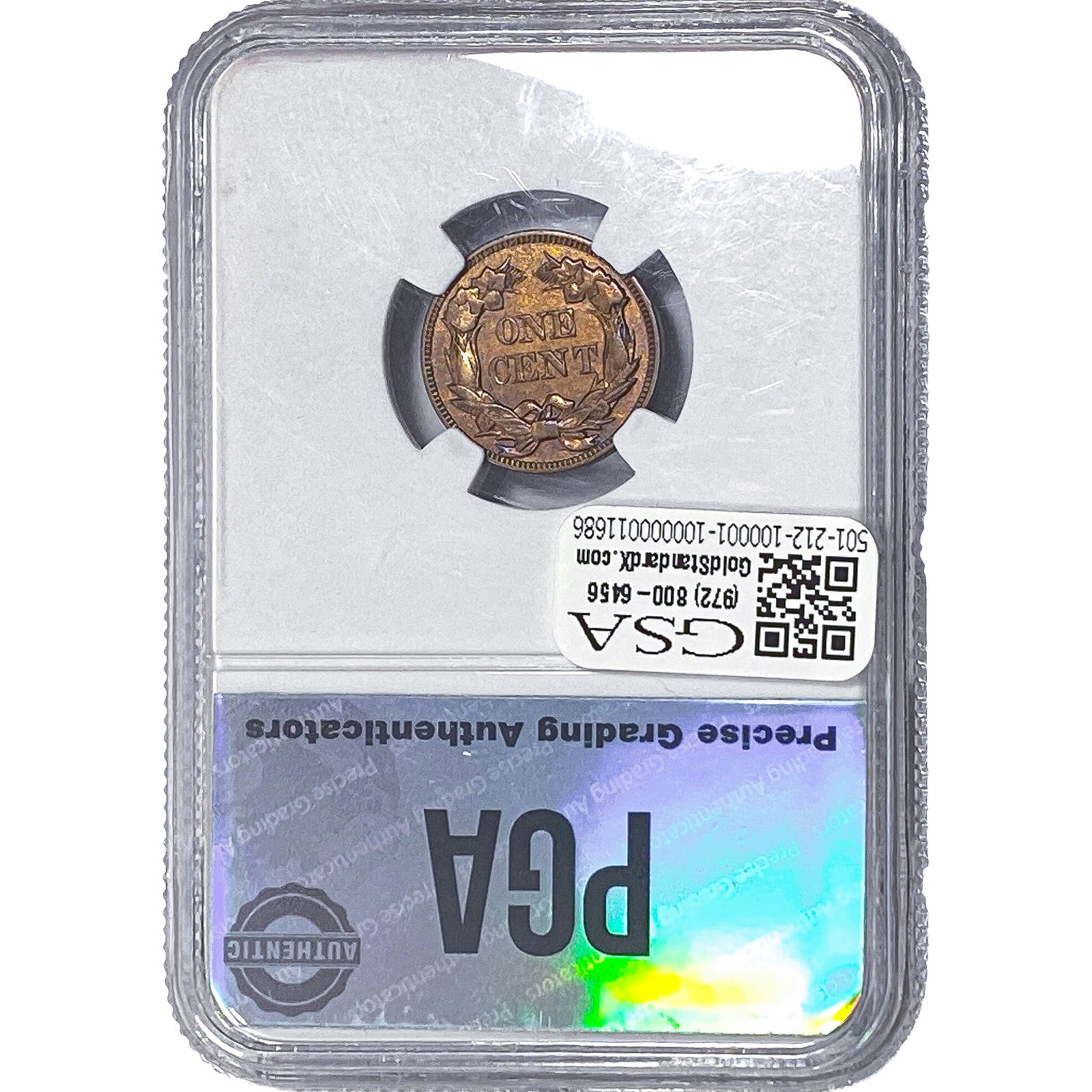 1856 Flying Eagle Cent PGA MS62 - 2