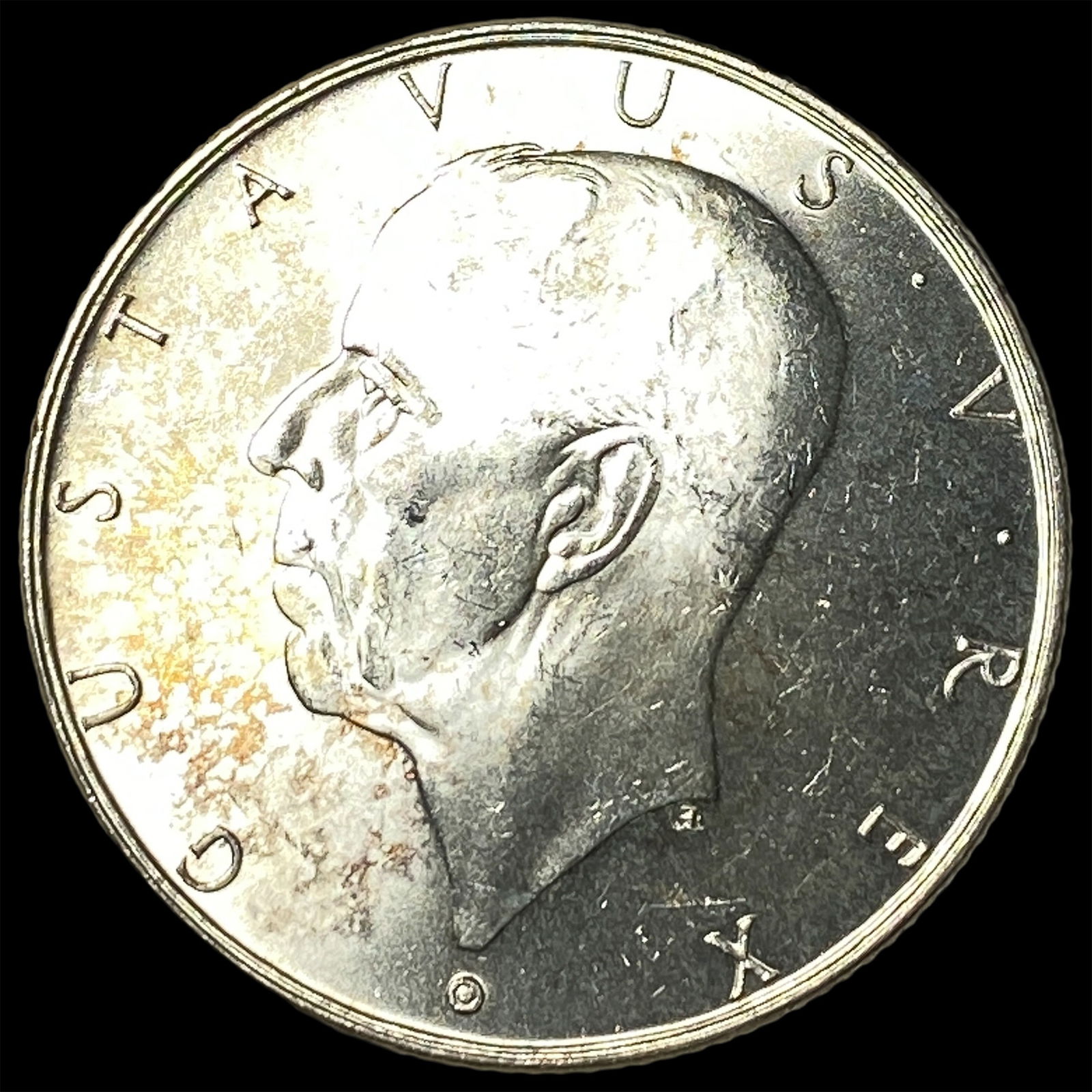 1938 Sweden Silver 2 Kronor UNCIRCULATED: 1938 Sweden Silver 2 Kronor UNCIRCULATED