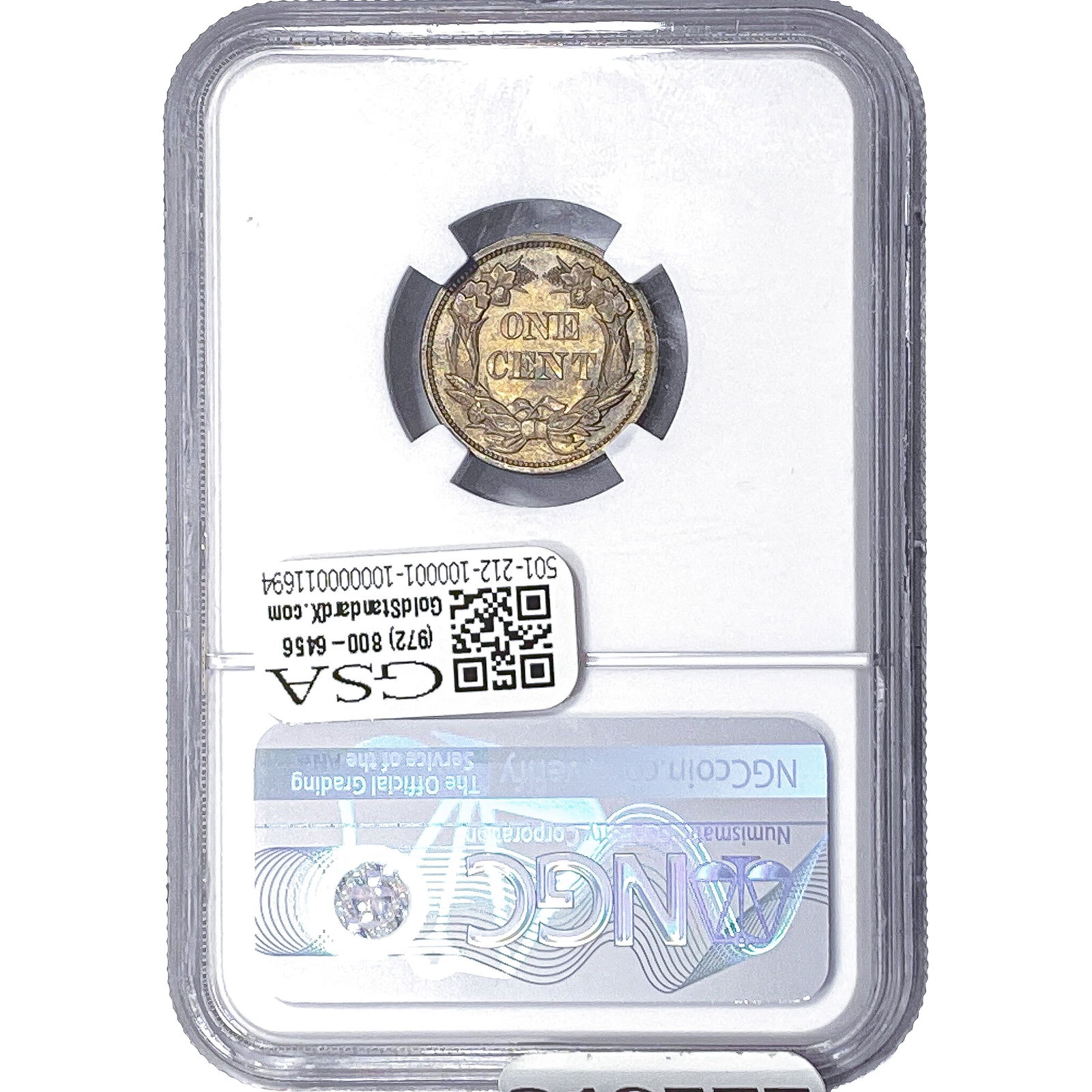 1856 Flying Eagle Cent NGC PF60 - 2