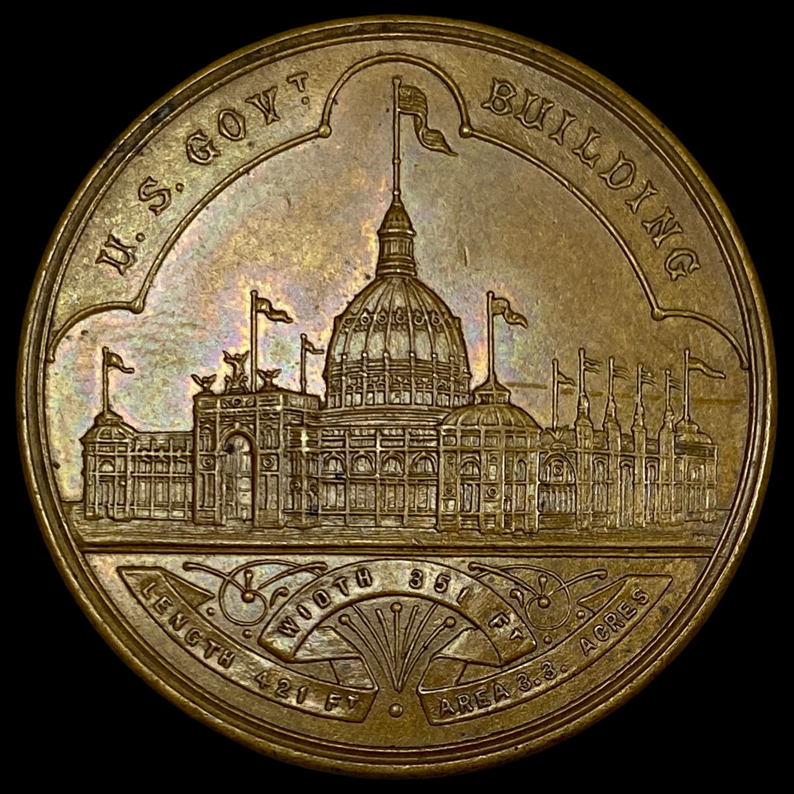 1893 World's Columbian Exposition Medal UNCIRCULATED (1 of 2)