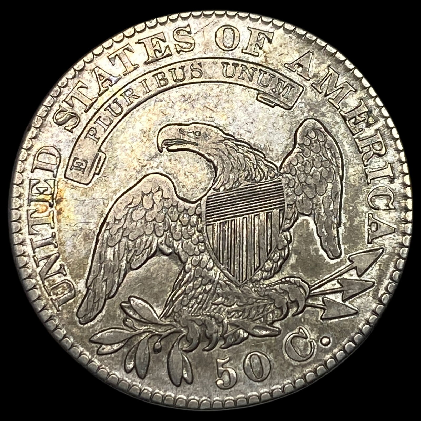 1828 Capped Bust Half Dollar CLOSELY UNCIRCULATED - 2