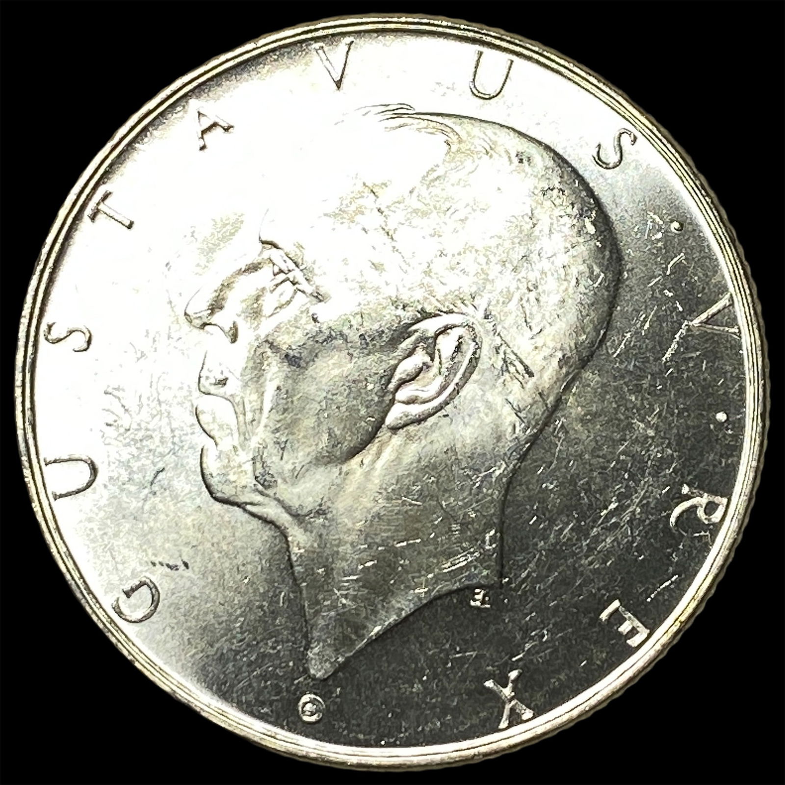 1938 Sweden Silver 2 Kronor UNCIRCULATED: 1938 Sweden Silver 2 Kronor UNCIRCULATED