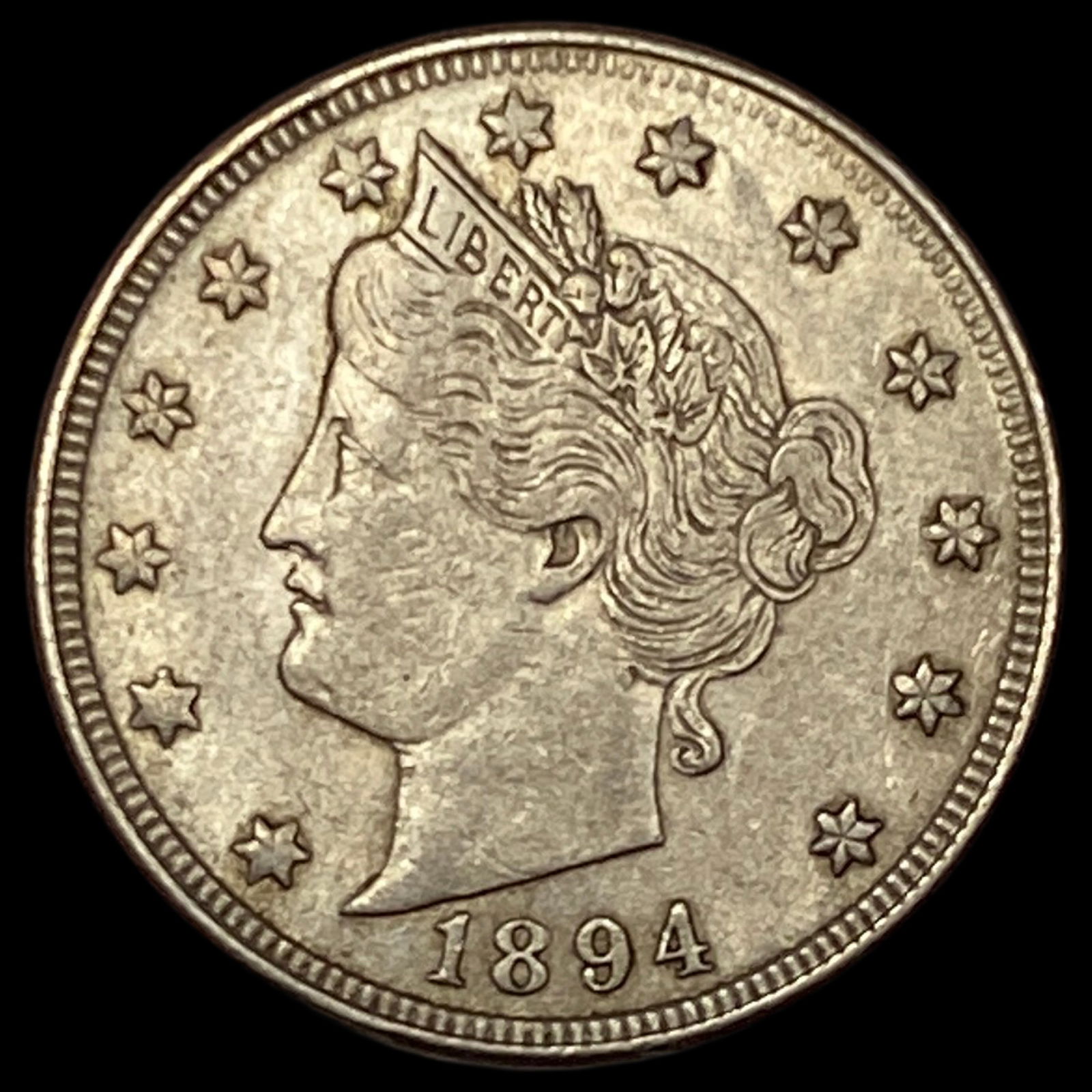1894 Liberty Head Nickel CHOICE AU: 1894 Liberty Head Nickel CHOICE AU