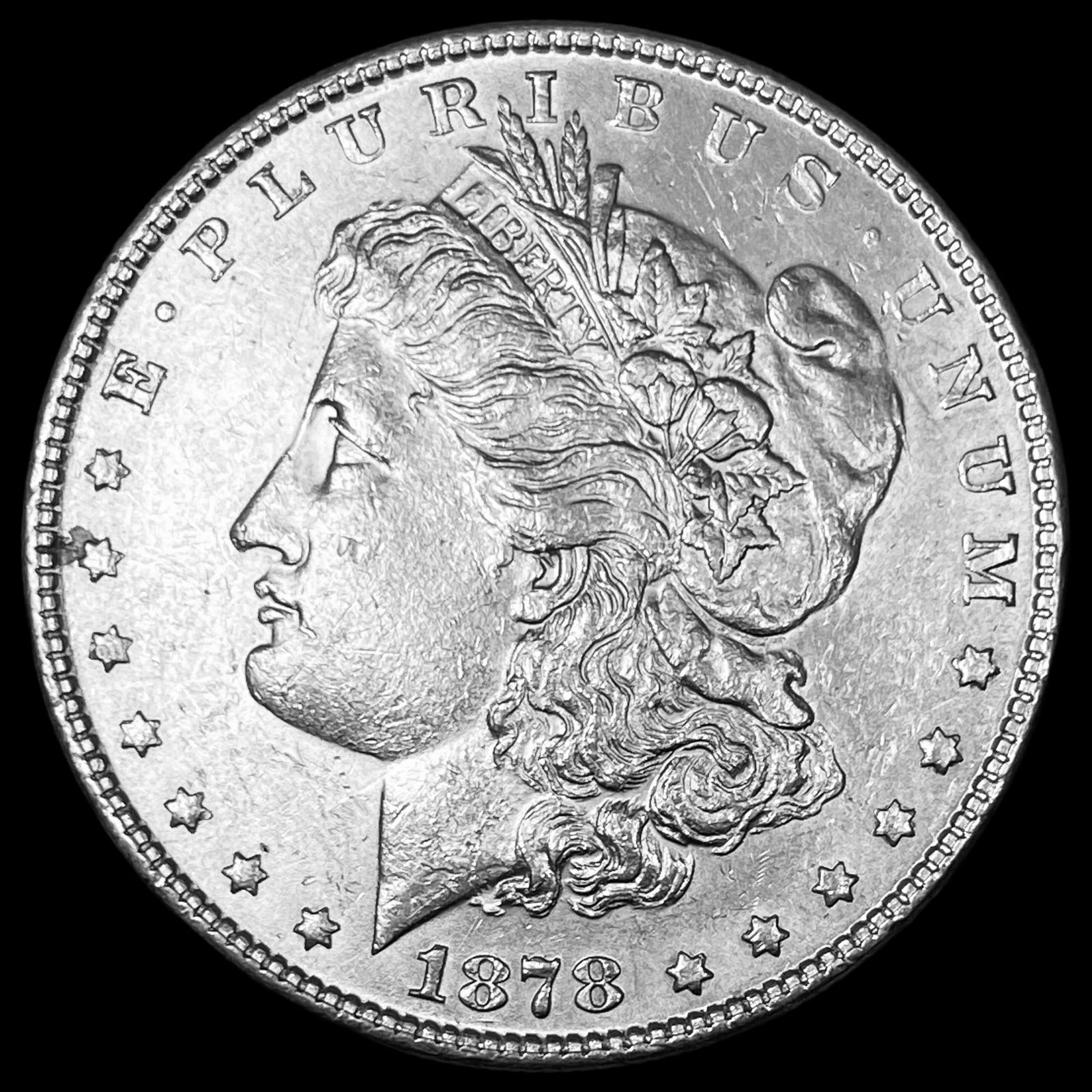 1878 Silver Morgan Dollar CHOICE AU: 1878 Silver Morgan Dollar CHOICE AU