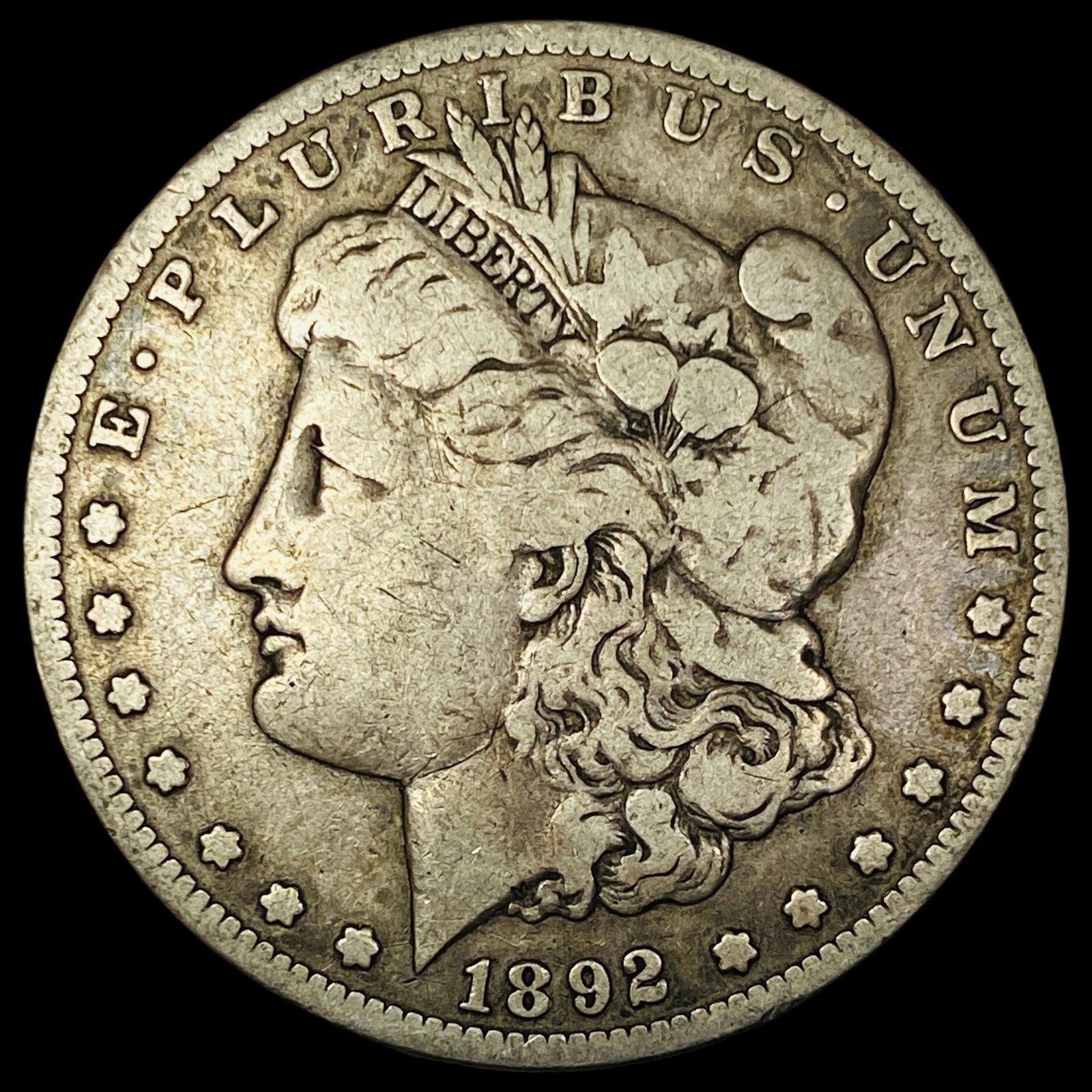 1892-S Silver Morgan Dollar LIGHTLY CIRCULATED: 1892-S Silver Morgan Dollar LIGHTLY CIRCULATED