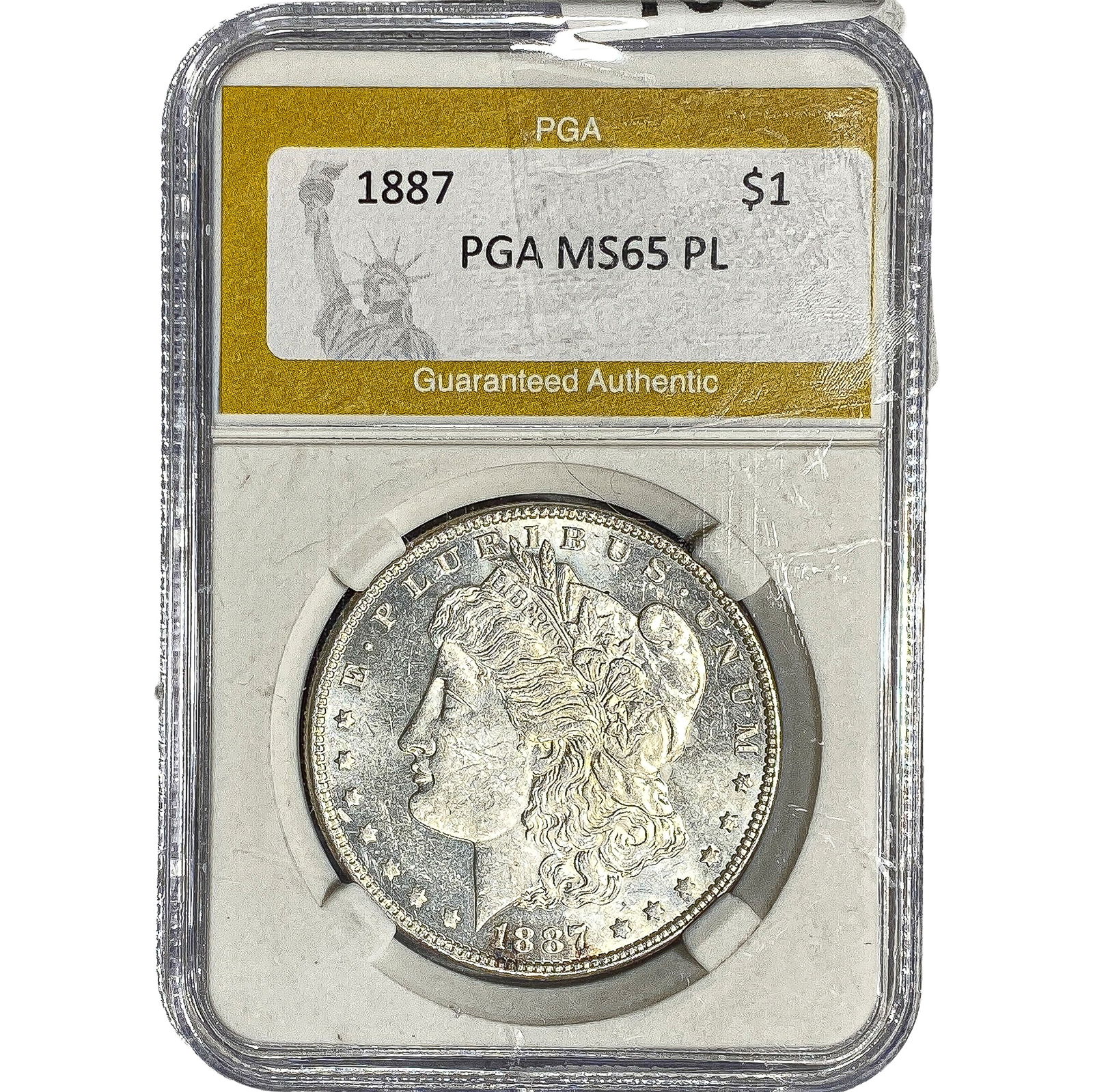 1887 Morgan Silver Dollar PGA MS65 PL (1 of 2)