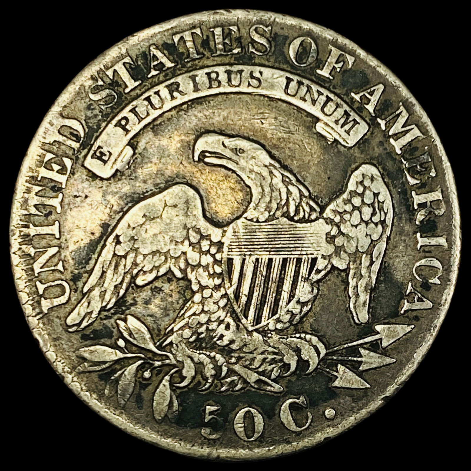 1830 Capped Bust Half Dollar LIGHTLY CIRCULATED - 2