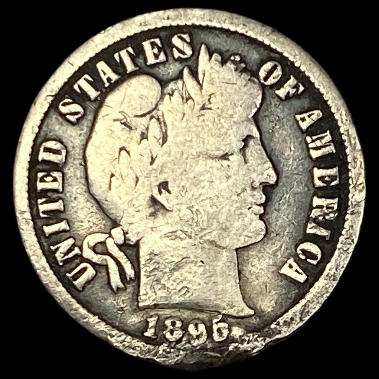 1895-S Silver Barber Dime HIGH GRADE: 1895-S Silver Barber Dime HIGH GRADE