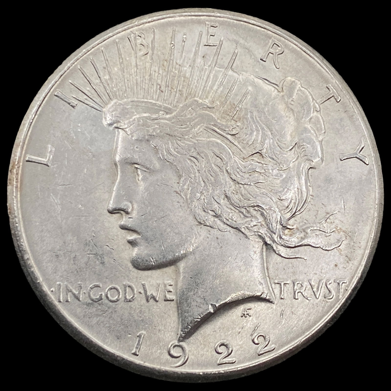 1922-S Silver Peace Dollar UNCIRCULATED: 1922-S Silver Peace Dollar UNCIRCULATED