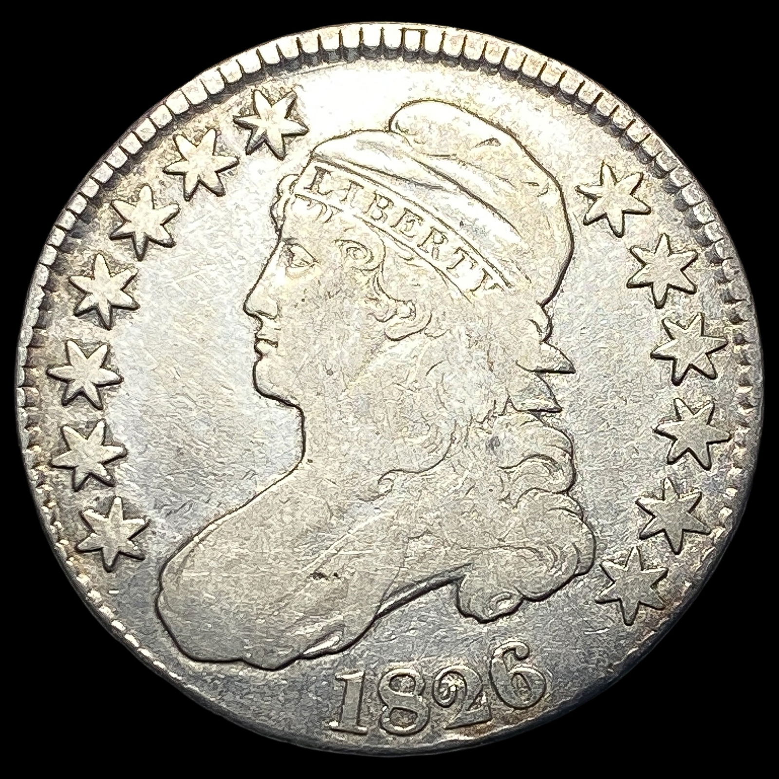1826 Capped Bust Half Dollar LIGHTLY CIRCULATED (1 of 2)