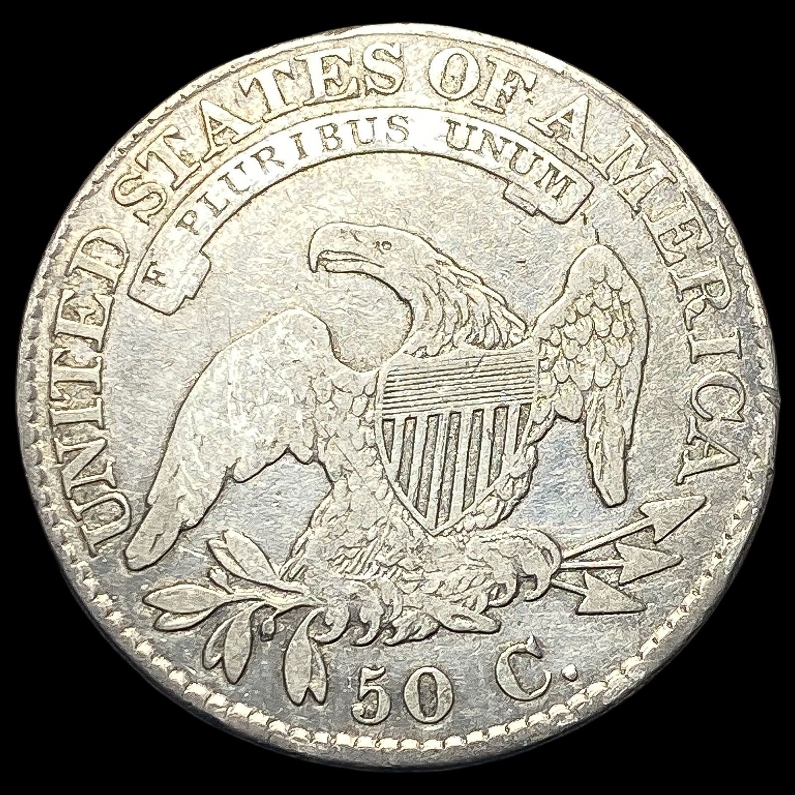 1826 Capped Bust Half Dollar LIGHTLY CIRCULATED - 2