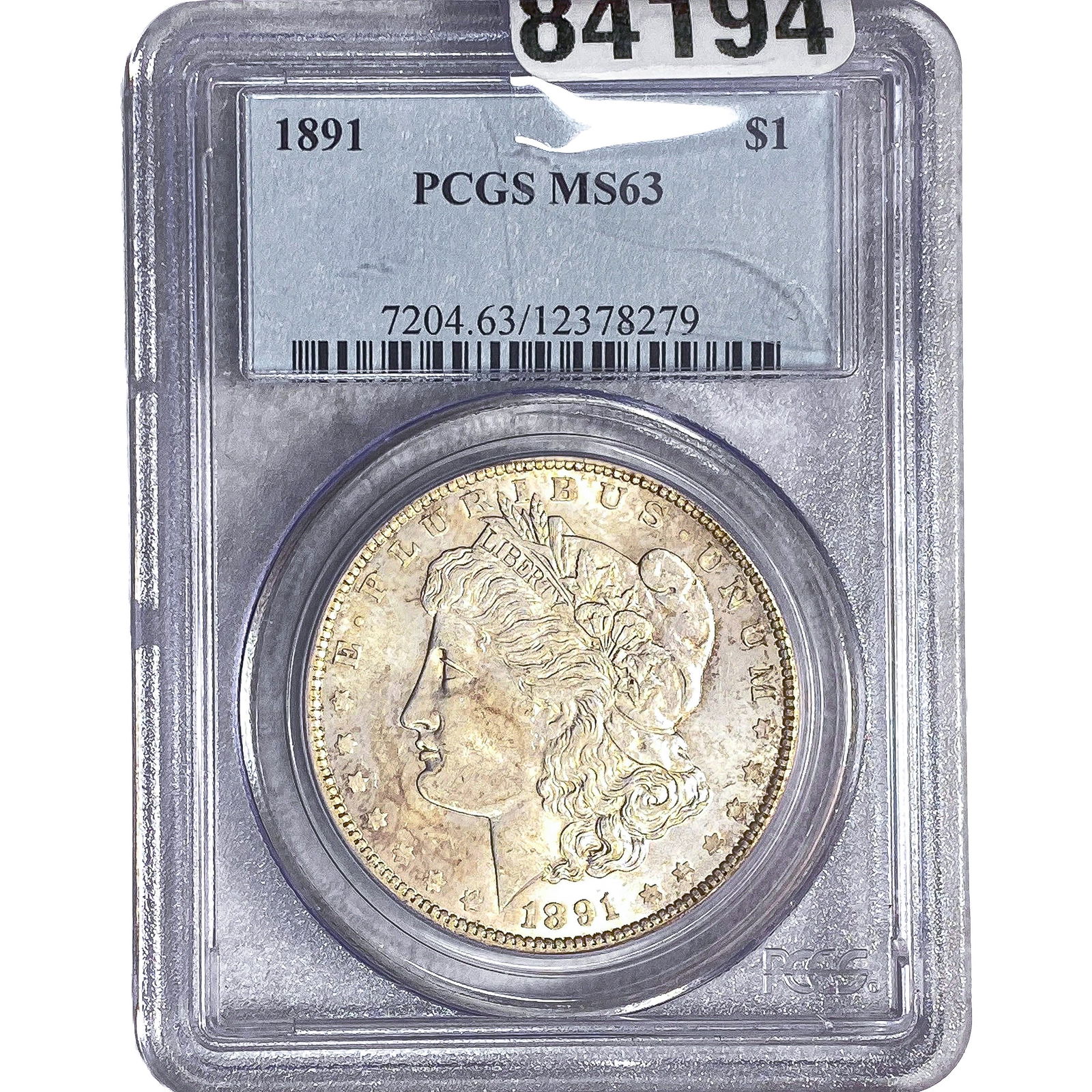 1891 Morgan Silver Dollar PCGS MS63 (1 of 2)