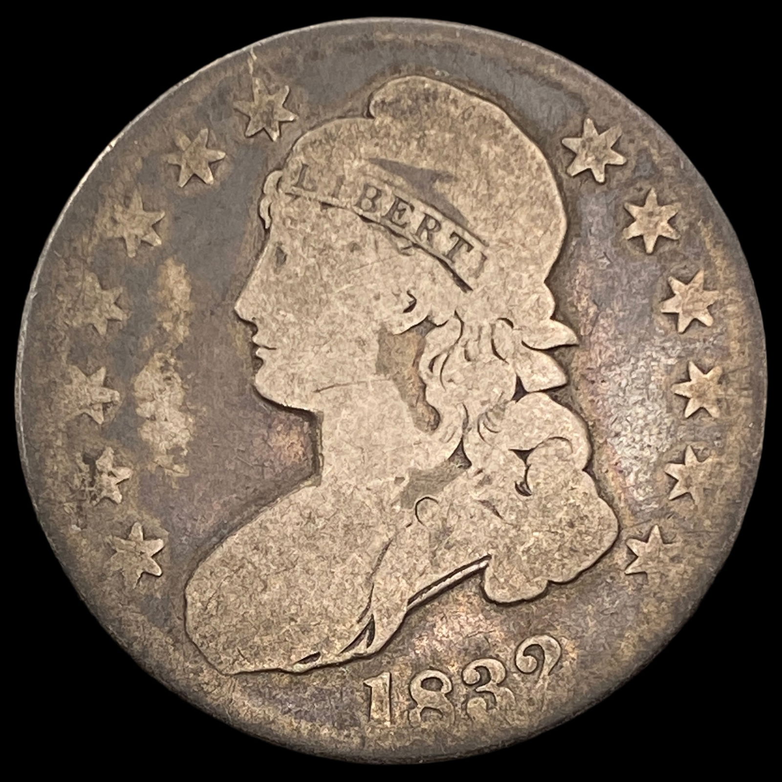 1832 Capped Bust Half Dollar NICELY CIRCULATED (1 of 2)