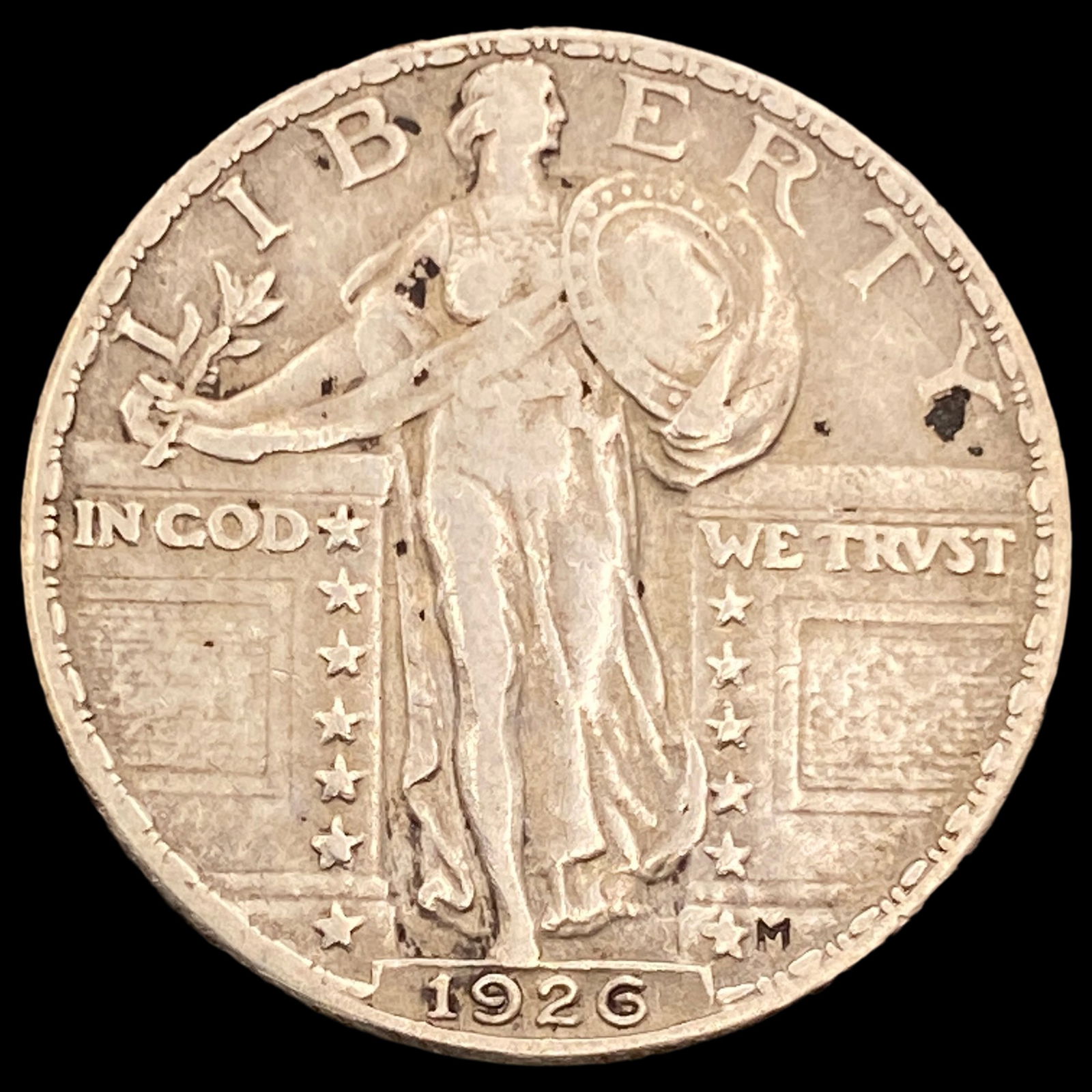 1926 Standing Liberty Quarter NEARLY UNCIRCULATED (1 of 2)