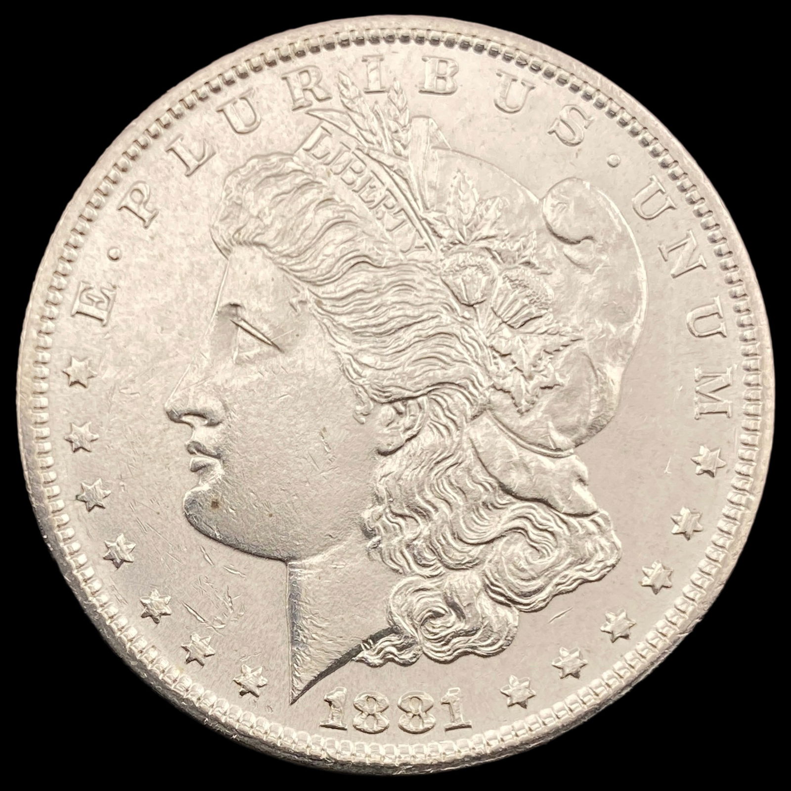 1881-S Silver Morgan Dollar CHOICE BU (1 of 2)