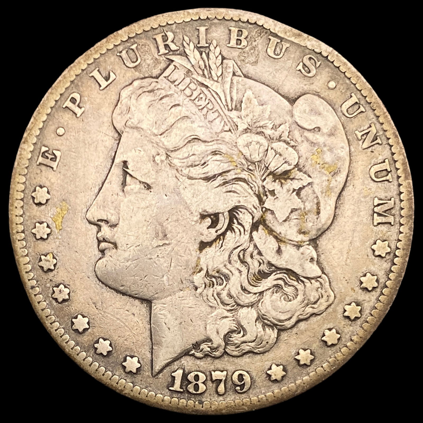 1879-CC Silver Morgan Dollar NEARLY UNCIRCULATED (1 of 2)
