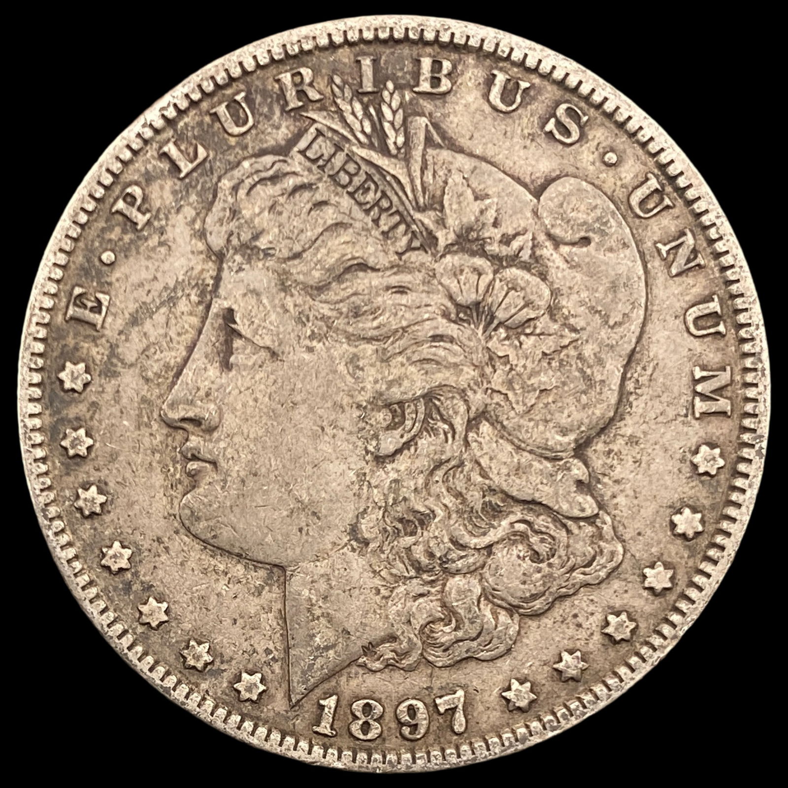 1897-O Silver Morgan Dollar ABOUT UNCIRCULATED: 1897-O Silver Morgan Dollar ABOUT UNCIRCULATED