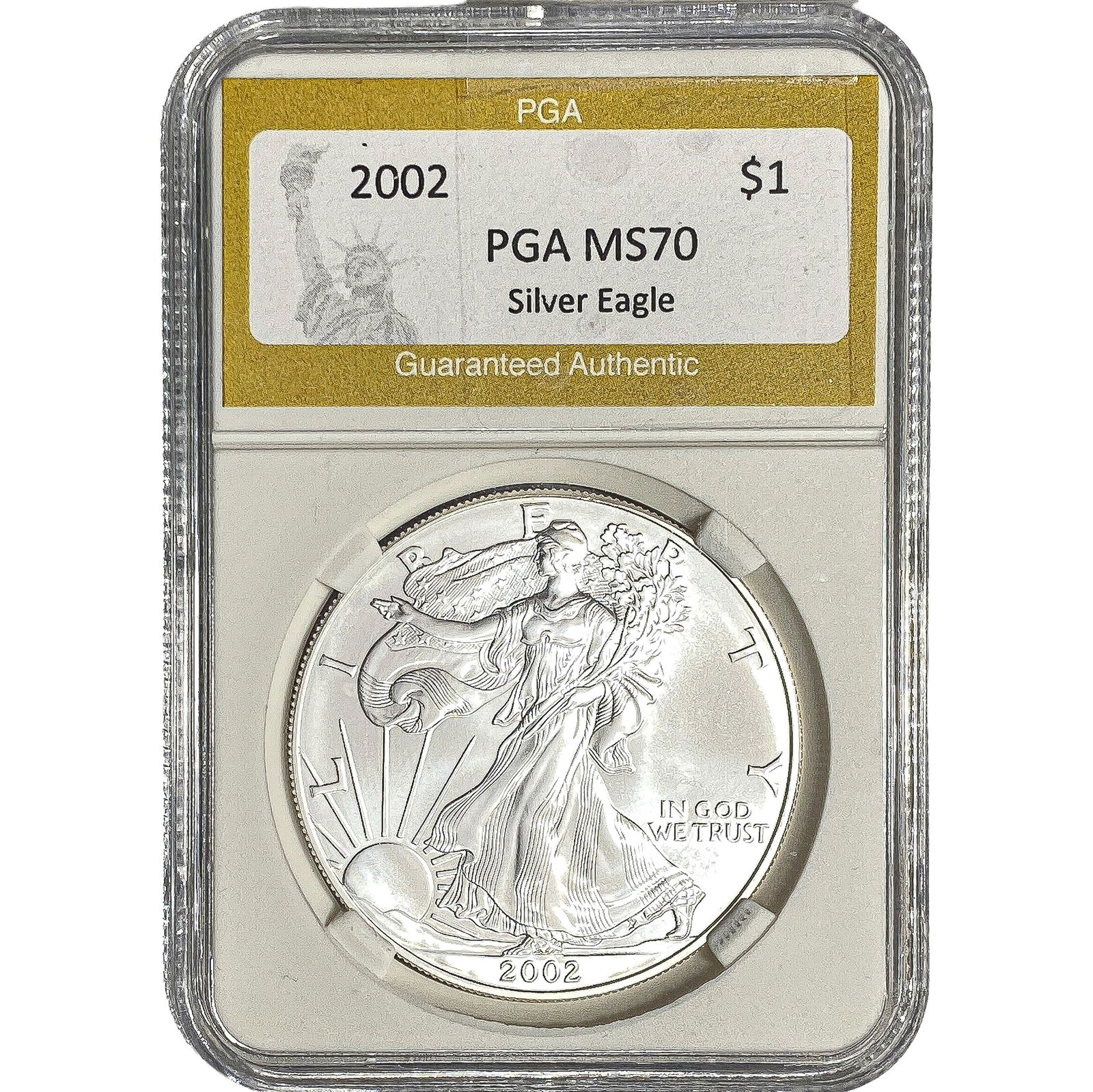 2002 Silver Eagle PGA MS70: 2002 Silver Eagle PGA MS70
