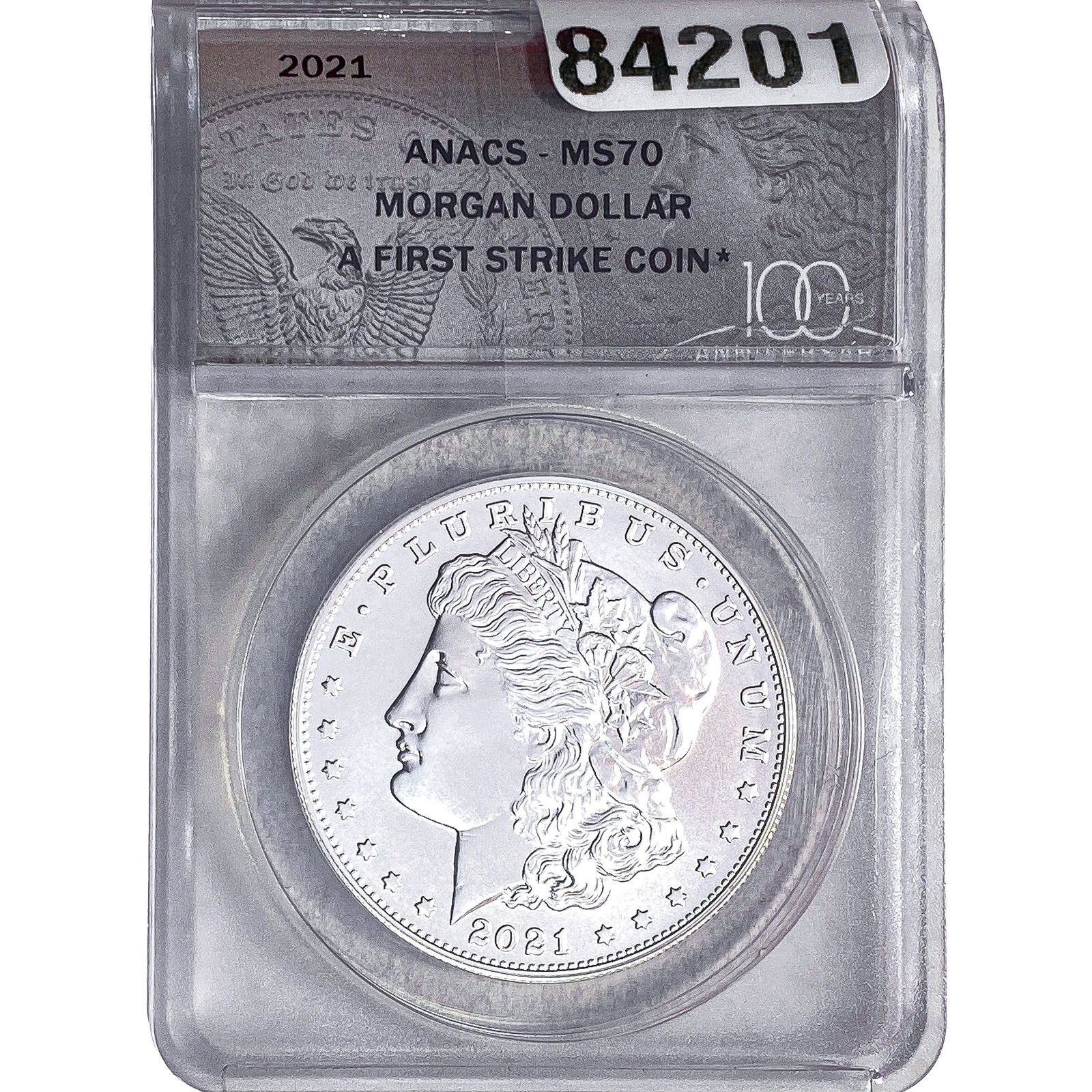 2021 Morgan Silver Dollar ANACS MS70 First Strike: 2021 Morgan Silver Dollar ANACS MS70 First Strike