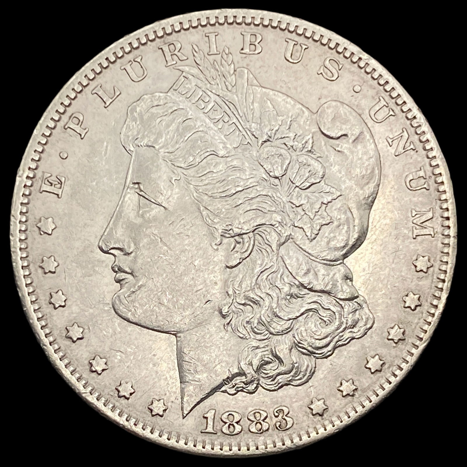1883-S Silver Morgan Dollar CLOSELY UNCIRCULATED: 1883-S Silver Morgan Dollar CLOSELY UNCIRCULATED