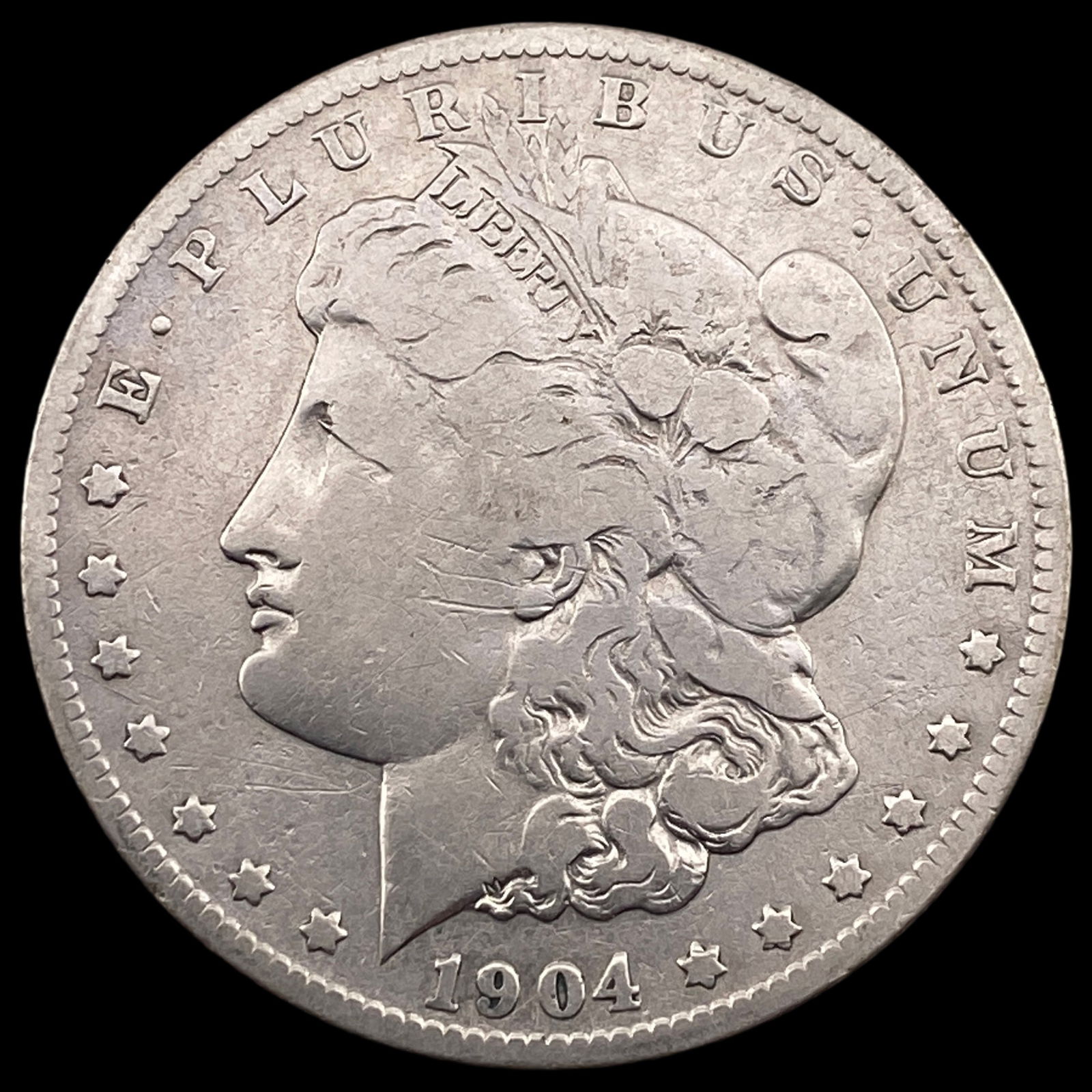 1904-S Silver Morgan Dollar NICELY CIRCULATED: 1904-S Silver Morgan Dollar NICELY CIRCULATED
