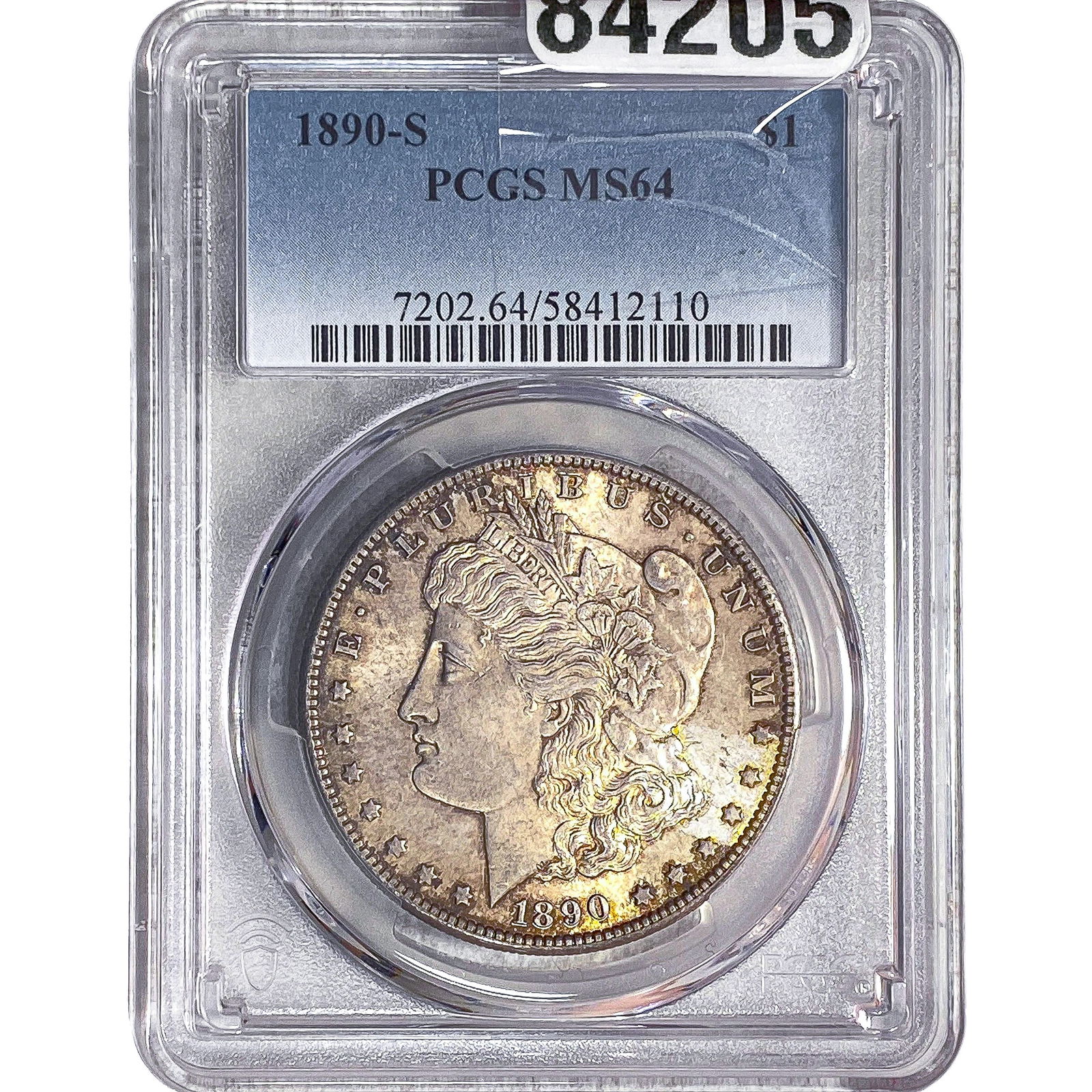 1890-S Morgan Silver Dollar PCGS MS64 (1 of 2)