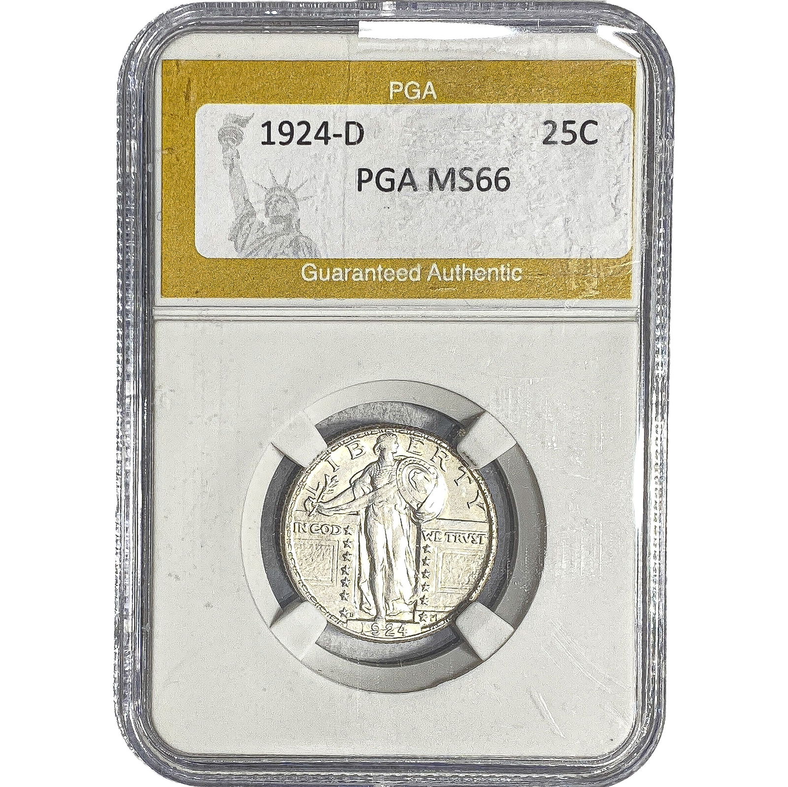 1924-D Standing Liberty Quarter PGA MS66 (1 of 2)