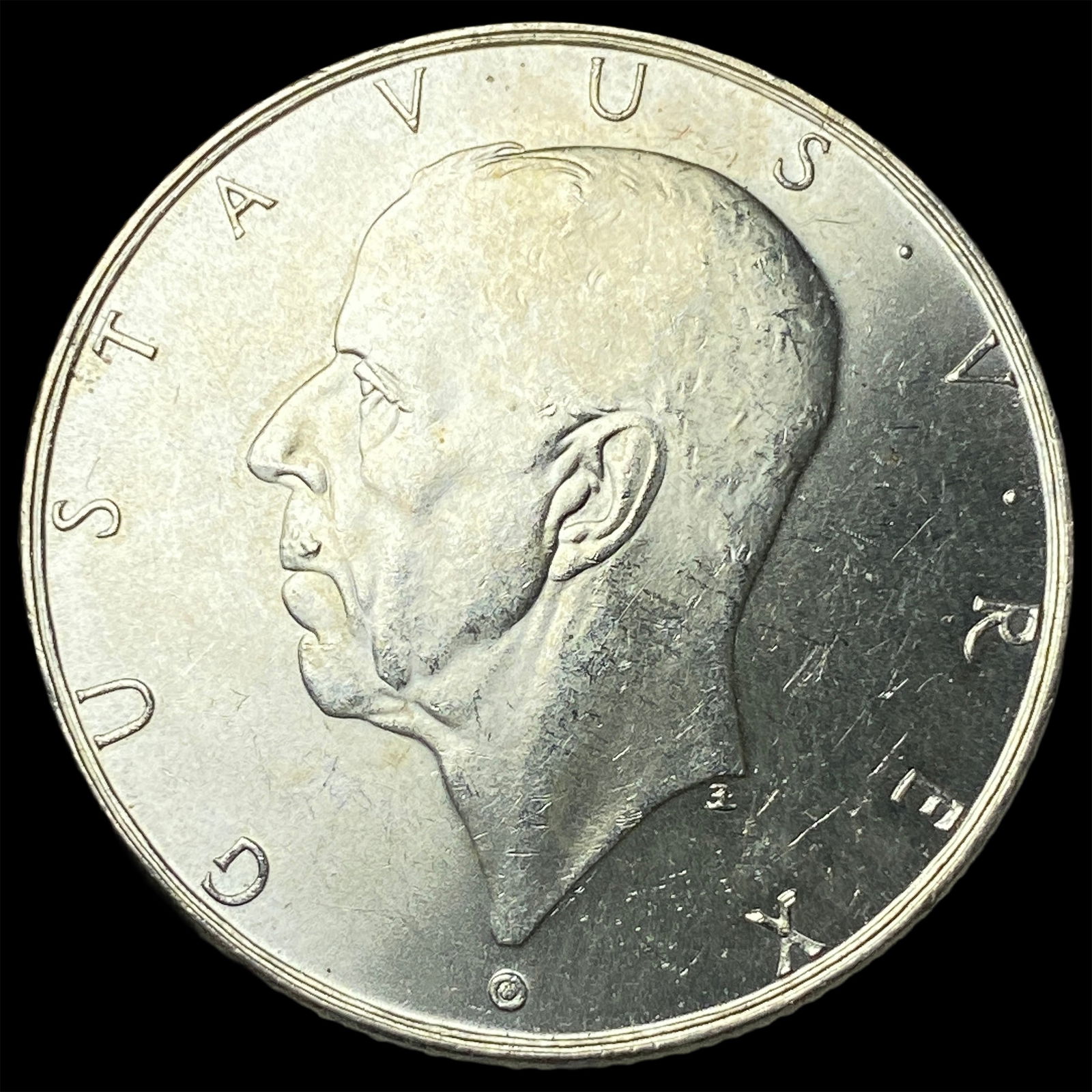 1938 Sweden Silver 2 Kroner UNCIRCULATED: 1938 Sweden Silver 2 Kroner UNCIRCULATED