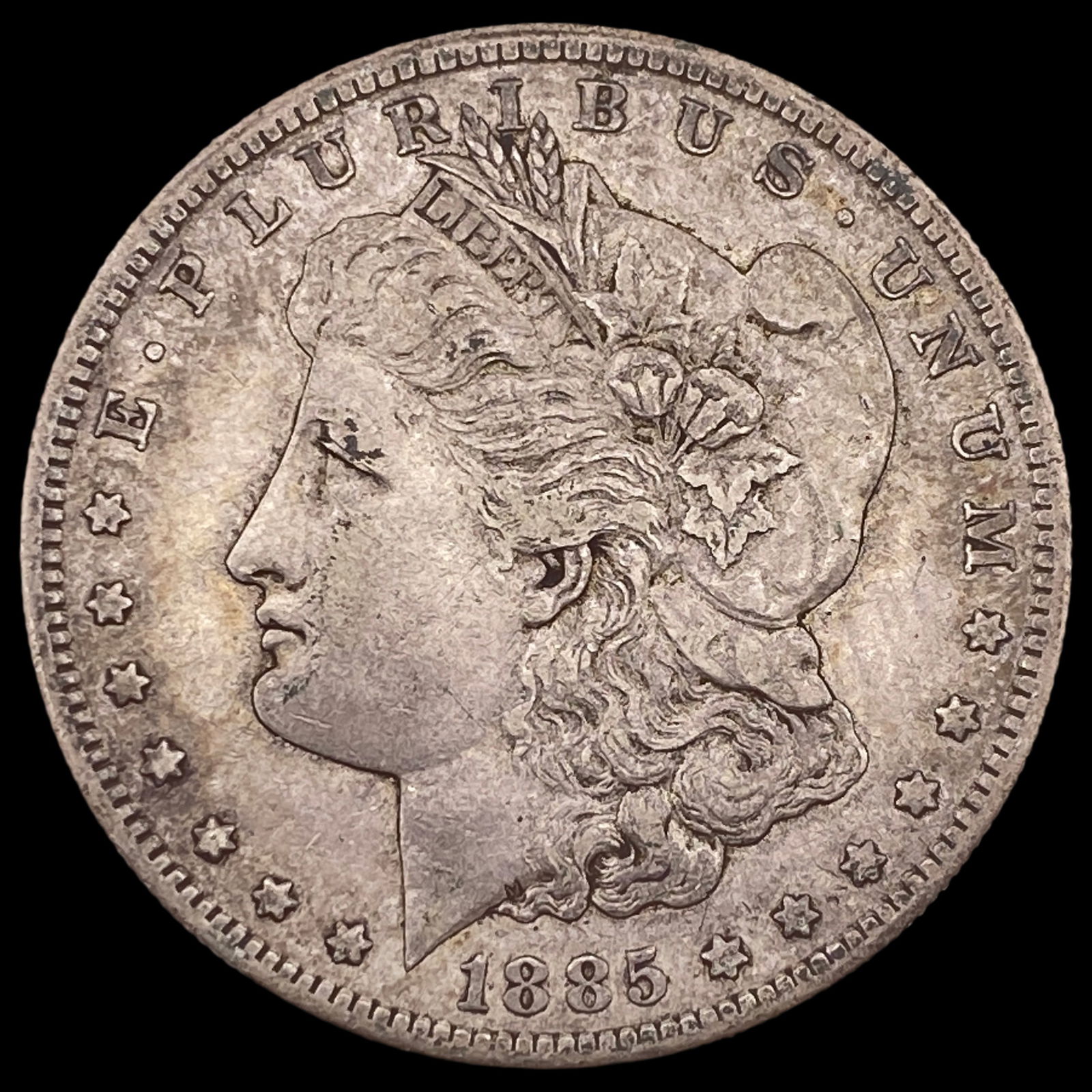 1885-S Silver Morgan Dollar NEARLY UNCIRCULATED (1 of 2)
