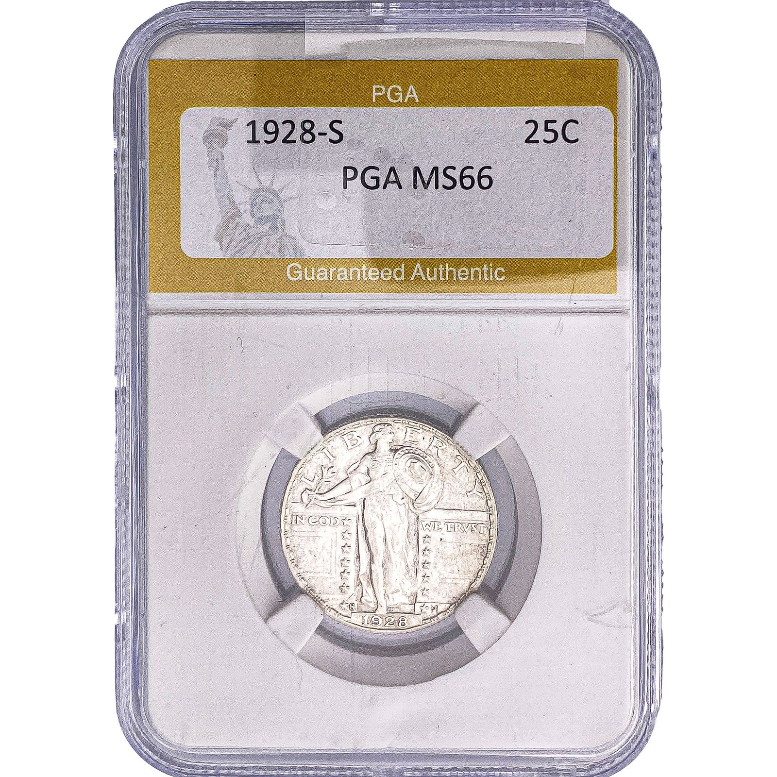 1928-S Standing Liberty Quarter PGA MS66 (1 of 2)
