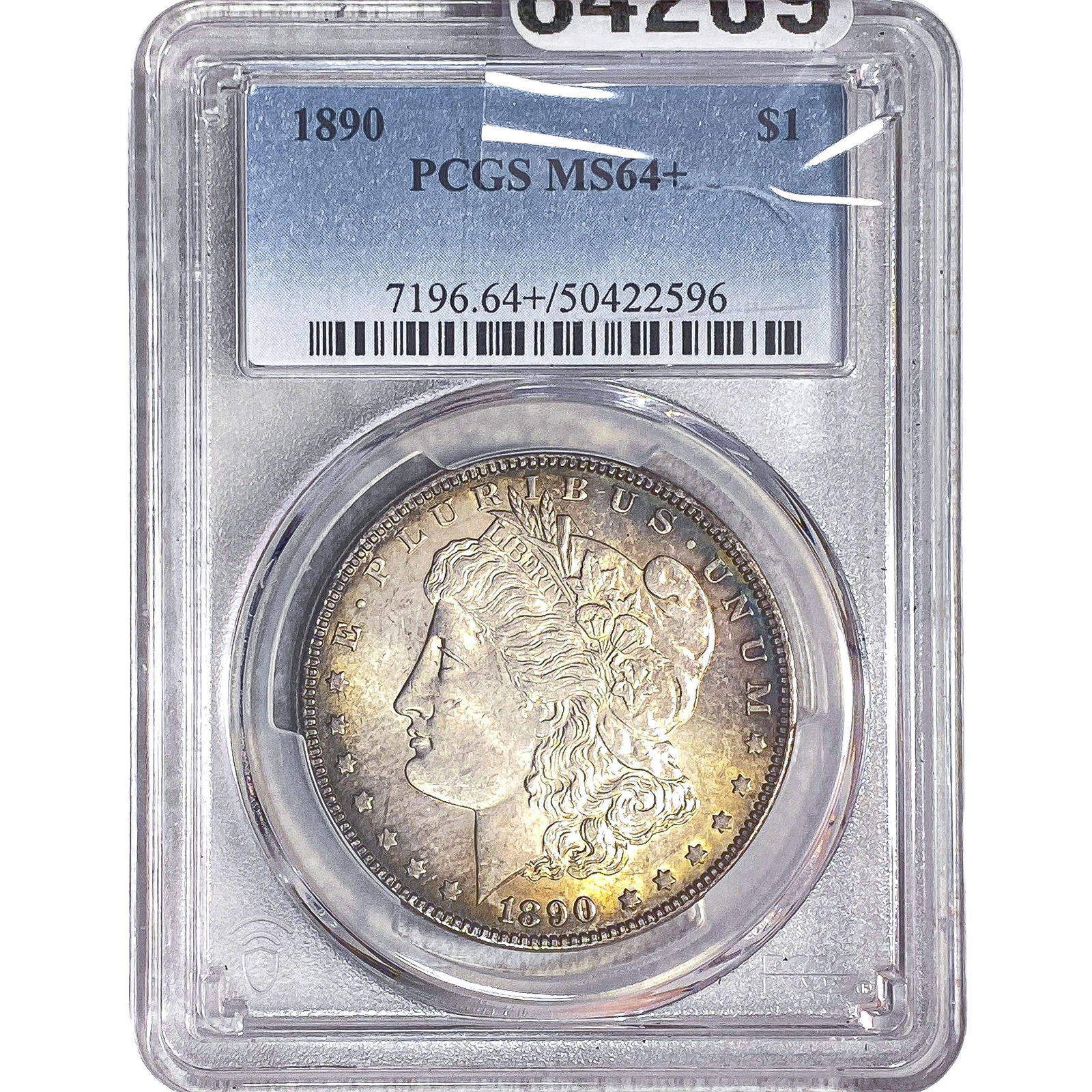 1890 Morgan Silver Dollar PCGS MS64+ (1 of 2)