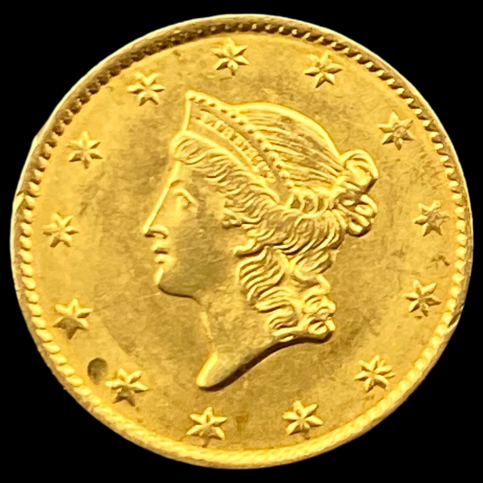 1849 Gold $1 Liberty Type 1 HIGH GRADE (1 of 2)