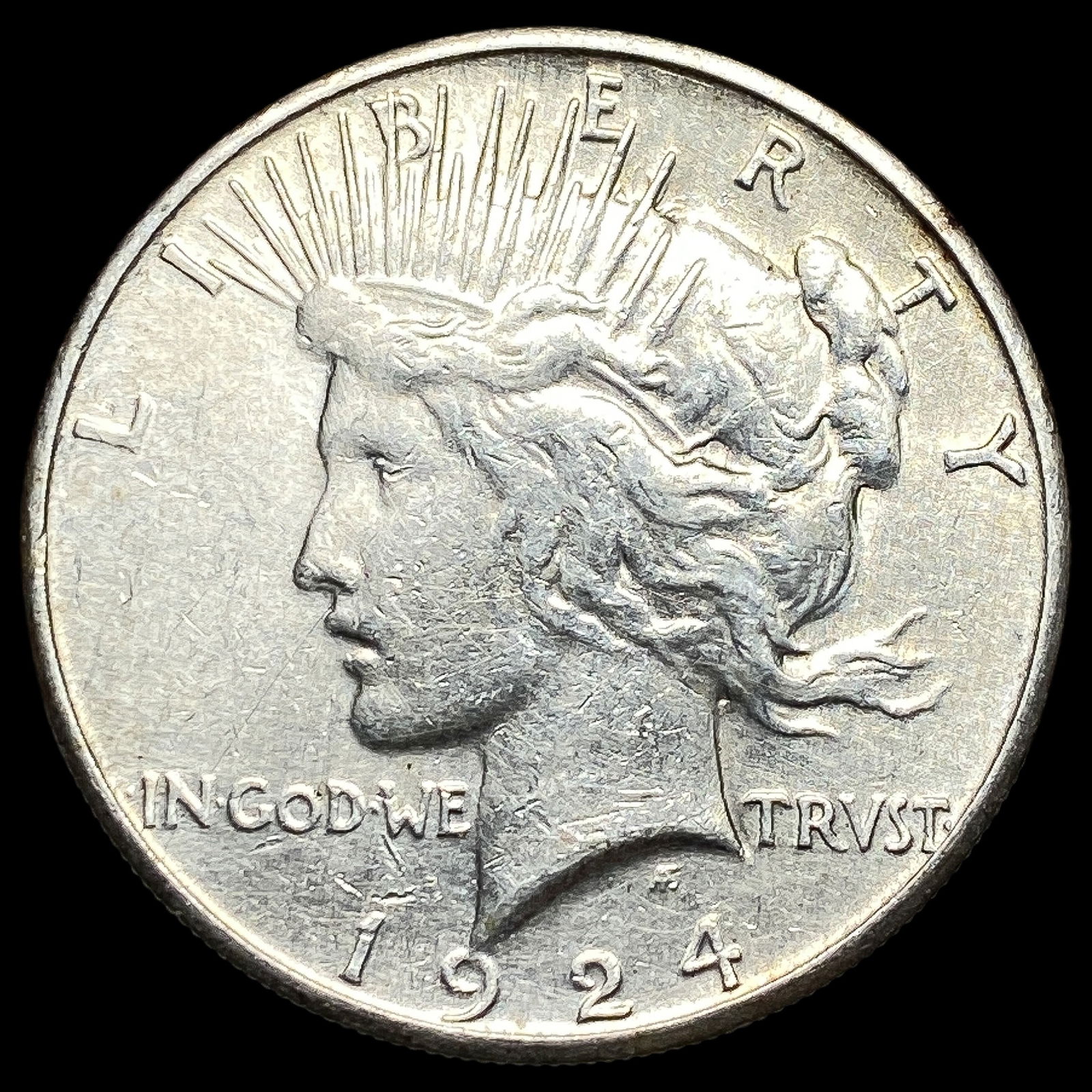 1924-S Silver Peace Dollar HIGH GRADE (1 of 2)