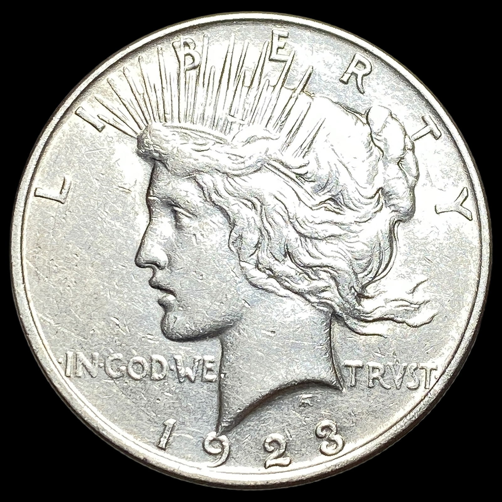 1923-D Silver Peace Dollar CLOSELY UNCIRCULATED (1 of 2)