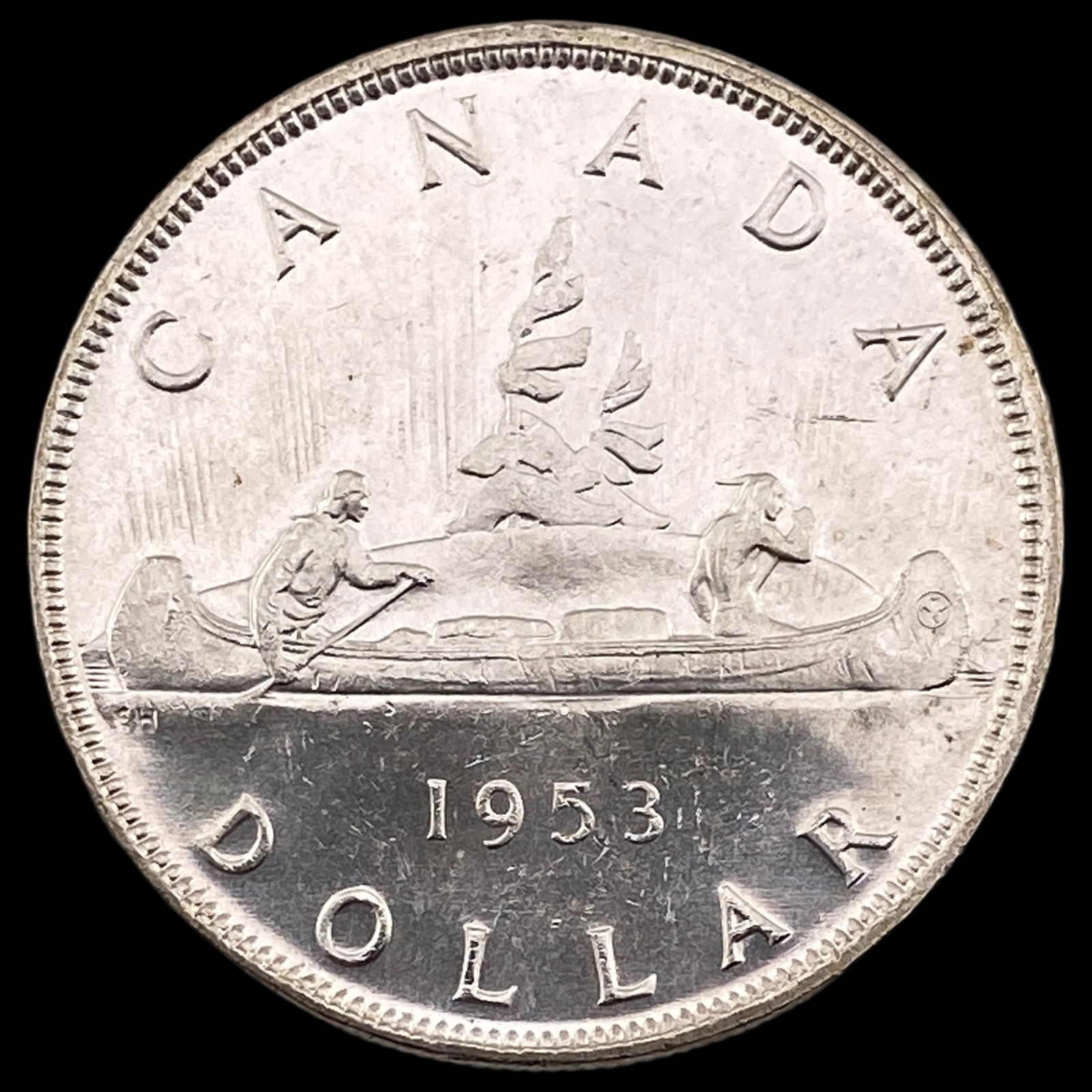 1953 Canada Silver Dollar UNCIRCULATED - 2