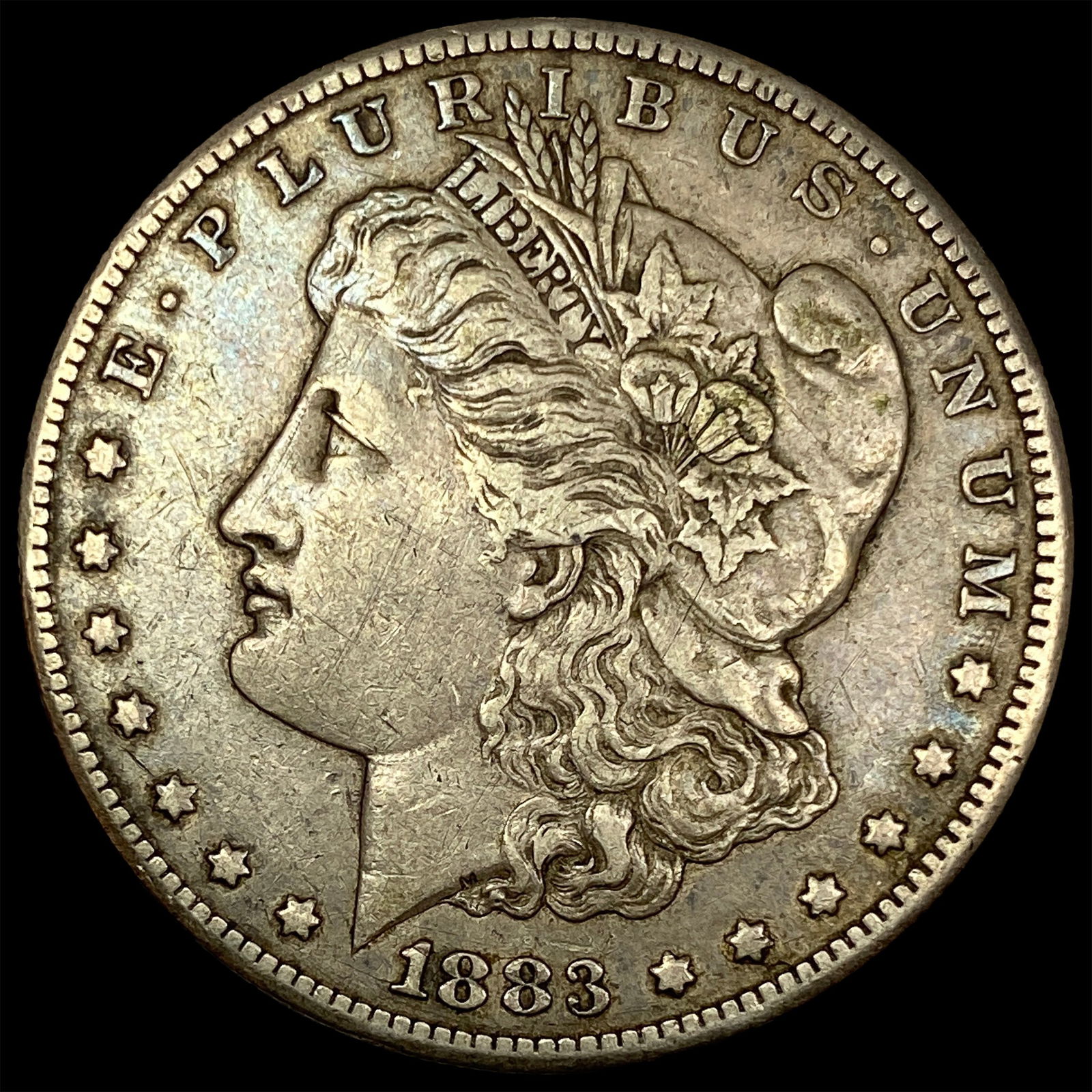 1883-S Silver Morgan Dollar NEARLY UNCIRCULATED: 1883-S Silver Morgan Dollar NEARLY UNCIRCULATED