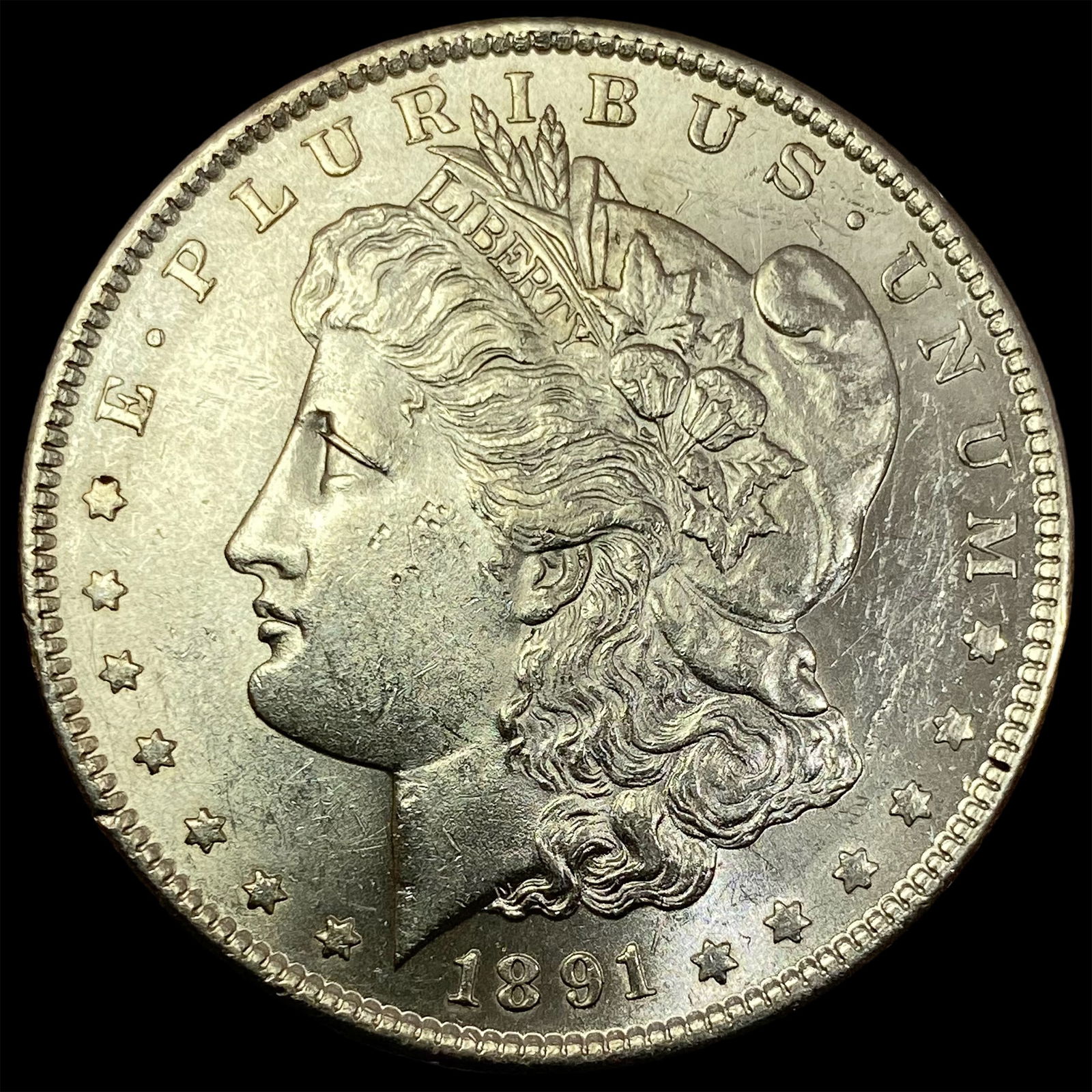 1891-S Silver Morgan Dollar UNCIRCULATED: 1891-S Silver Morgan Dollar UNCIRCULATED