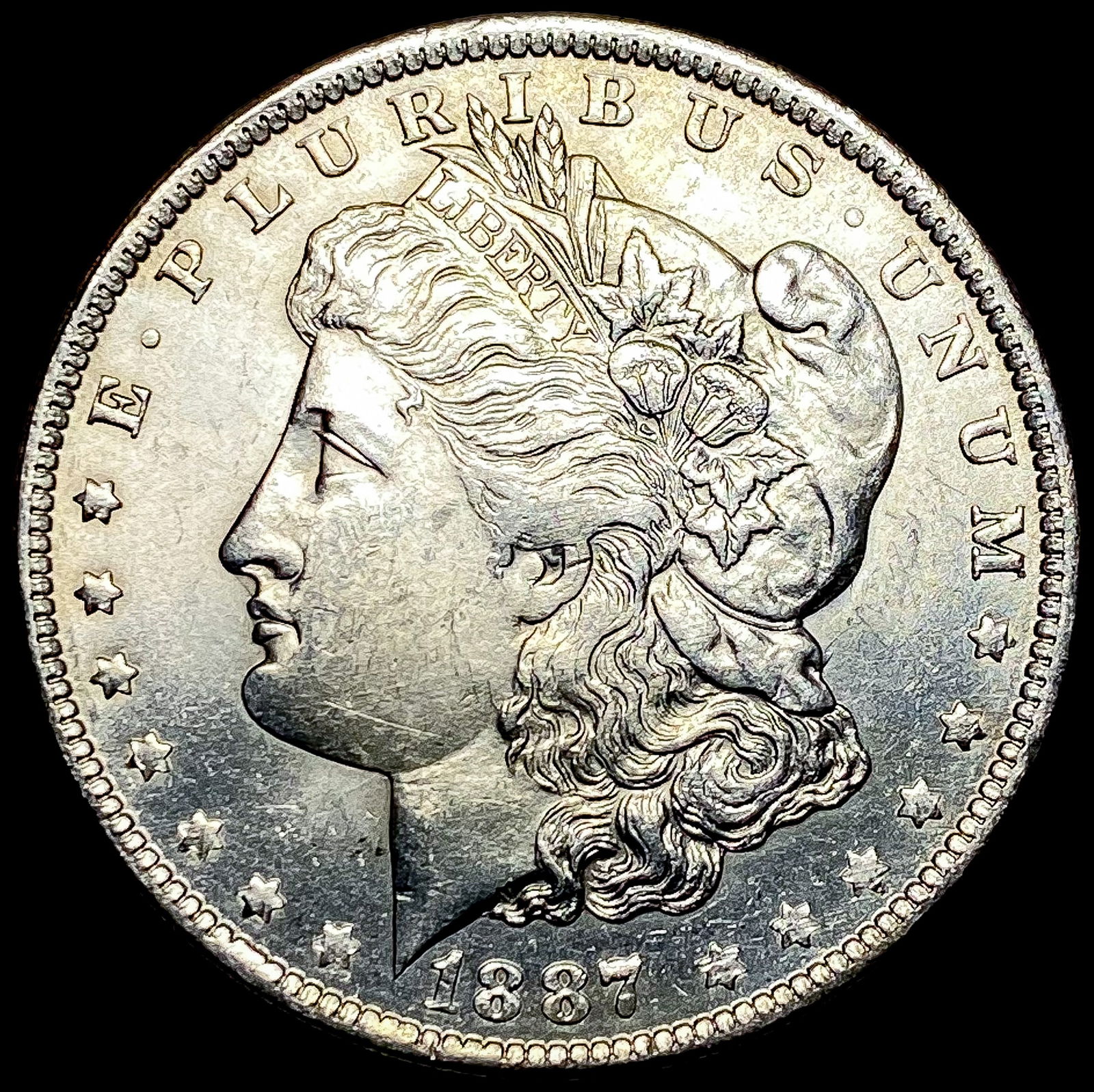 1887-O Morgan Silver Dollar CLOSELY UNCIRCULATED: 1887-O Morgan Silver Dollar CLOSELY UNCIRCULATED