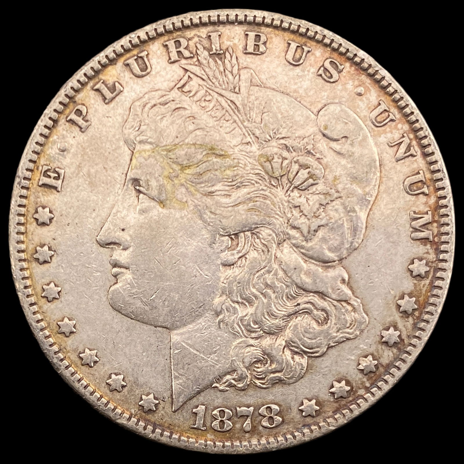1878 Silver Morgan Dollar NEARLY UNCIRCULATED: 1878 Silver Morgan Dollar NEARLY UNCIRCULATED