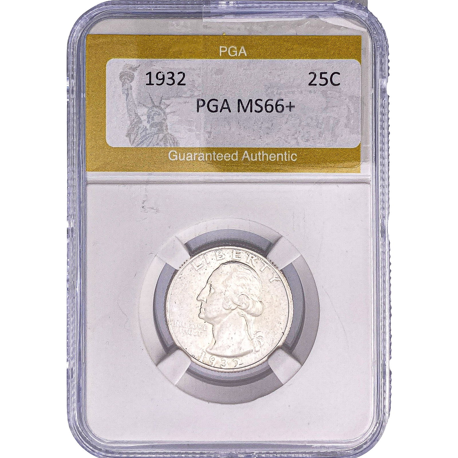 1932 Washington Silver Quarter PGA MS66+: 1932 Washington Silver Quarter PGA MS66+