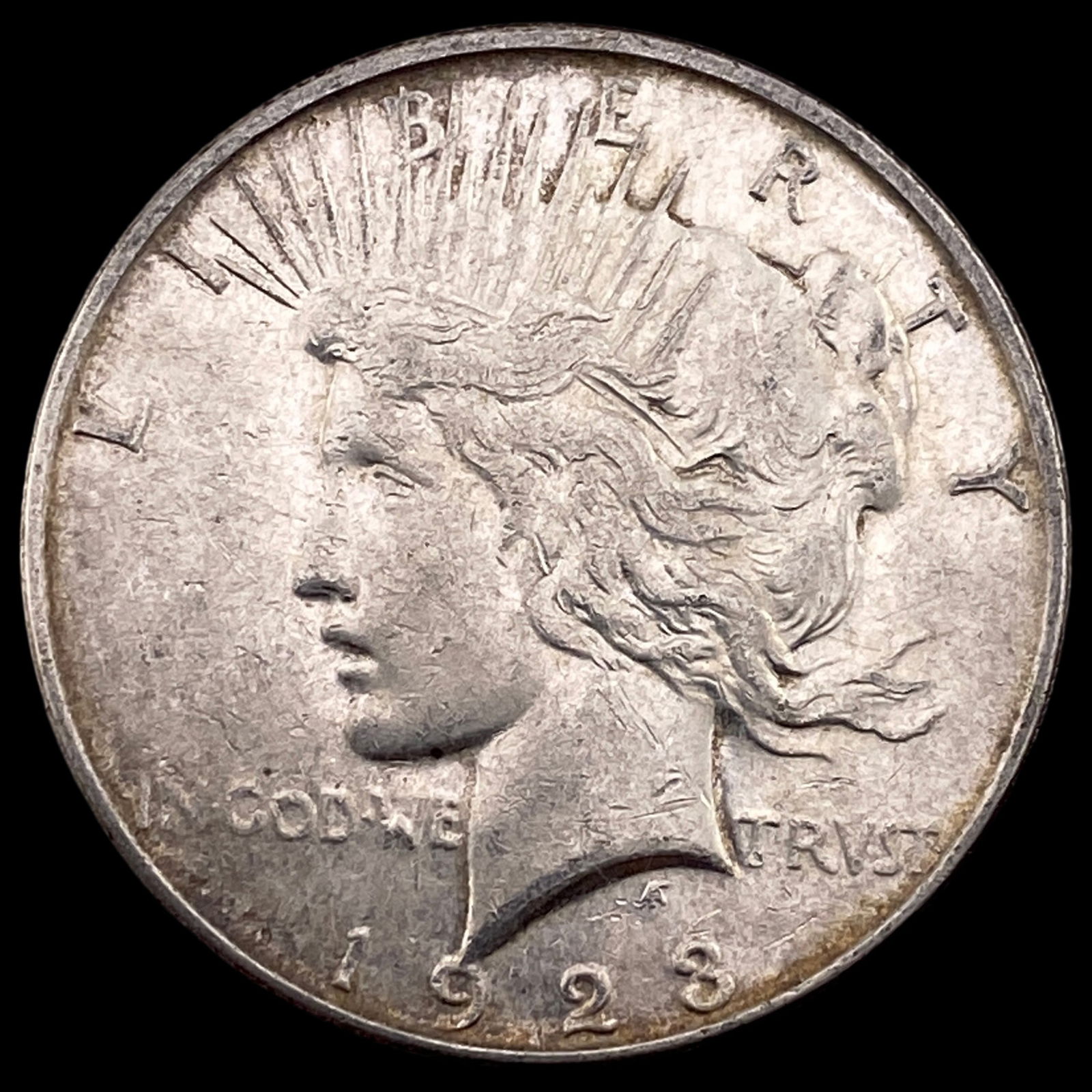 1923-D Silver Peace Dollar CLOSELY UNCIRCULATED: 1923-D Silver Peace Dollar CLOSELY UNCIRCULATED