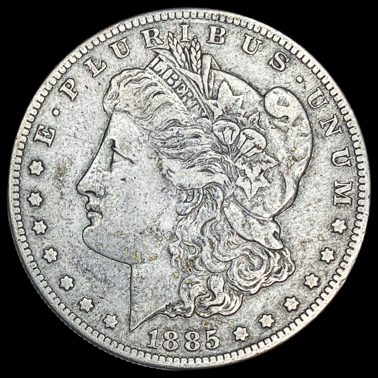 1885-S Silver Morgan Dollar LIGHTLY CIRCULATED: 1885-S Silver Morgan Dollar LIGHTLY CIRCULATED