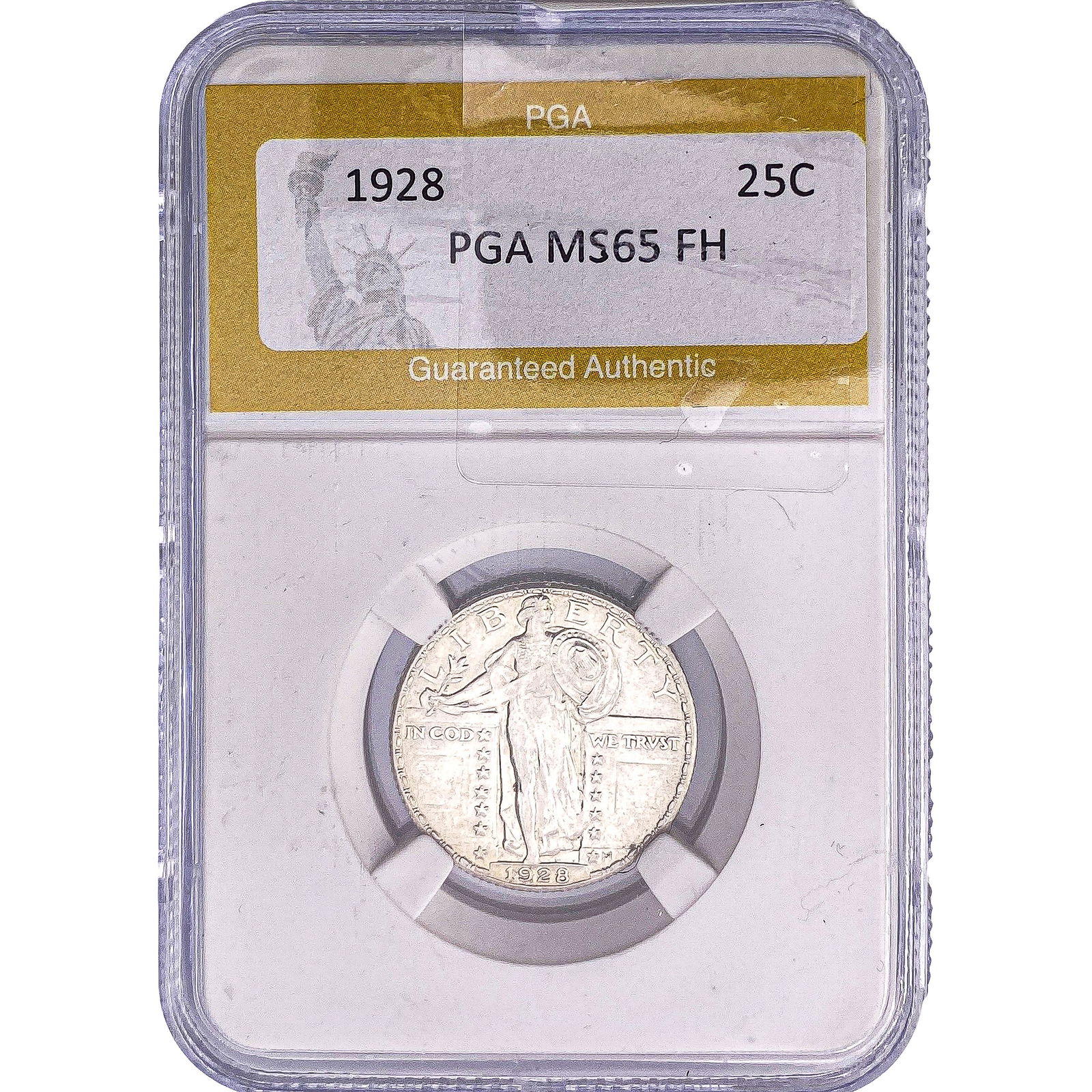1928 Standing Liberty Quarter PGA MS65 FH: 1928 Standing Liberty Quarter PGA MS65 FH